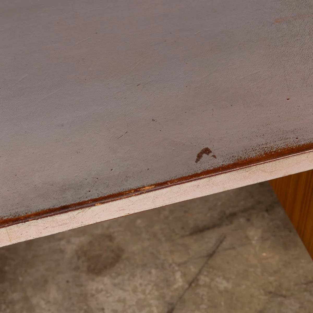 PUSHKINS.COM - Z12398 - VINTAGE 20thC BEECH AND TEAK OFFICE : STUDY DESK c.1960 - 10.jpg