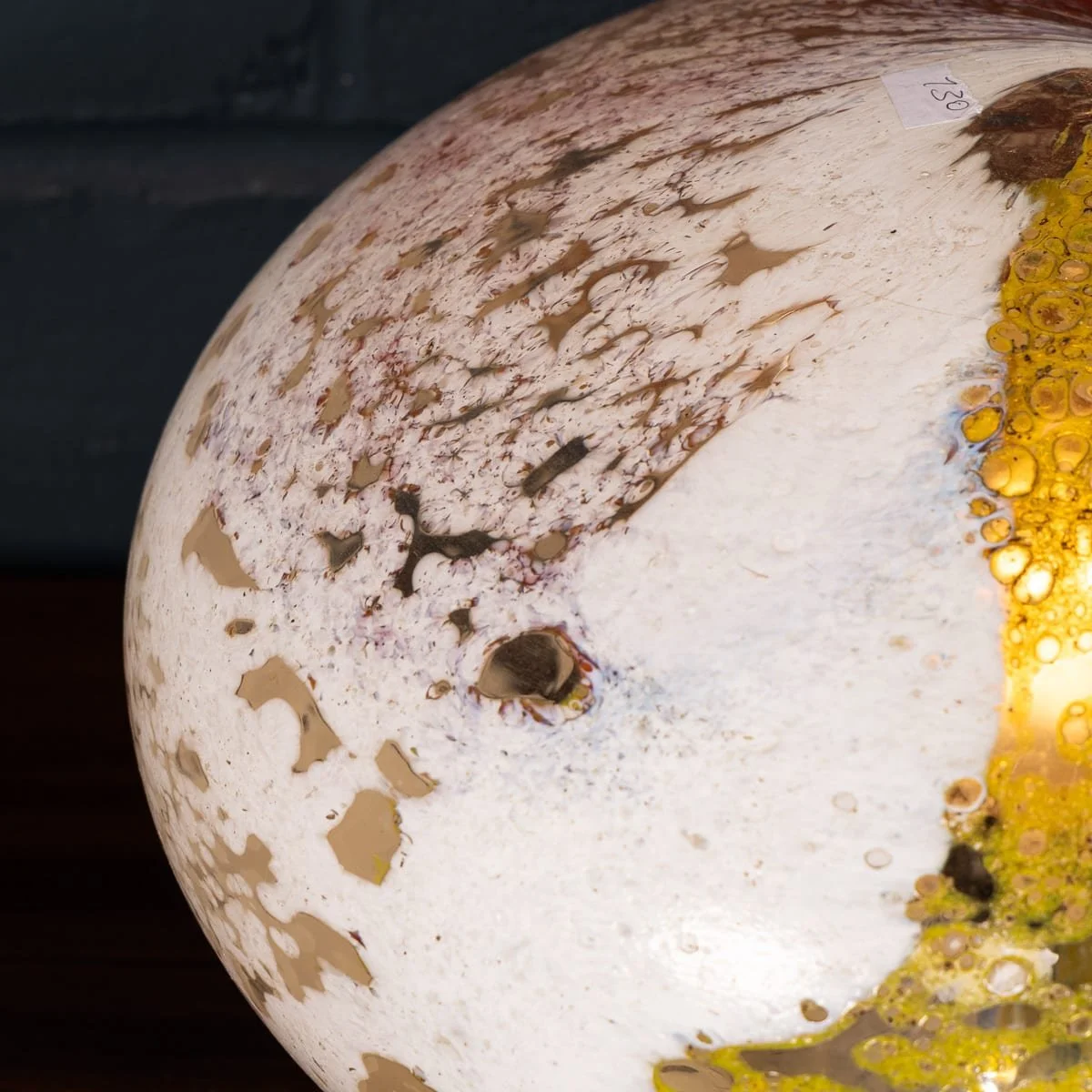 PUSHKINS.COM - B11853 - VINTAGE 20thC ITALIAN MURANO ART GLASS TABLE LAMP c.1970 - 10.jpg