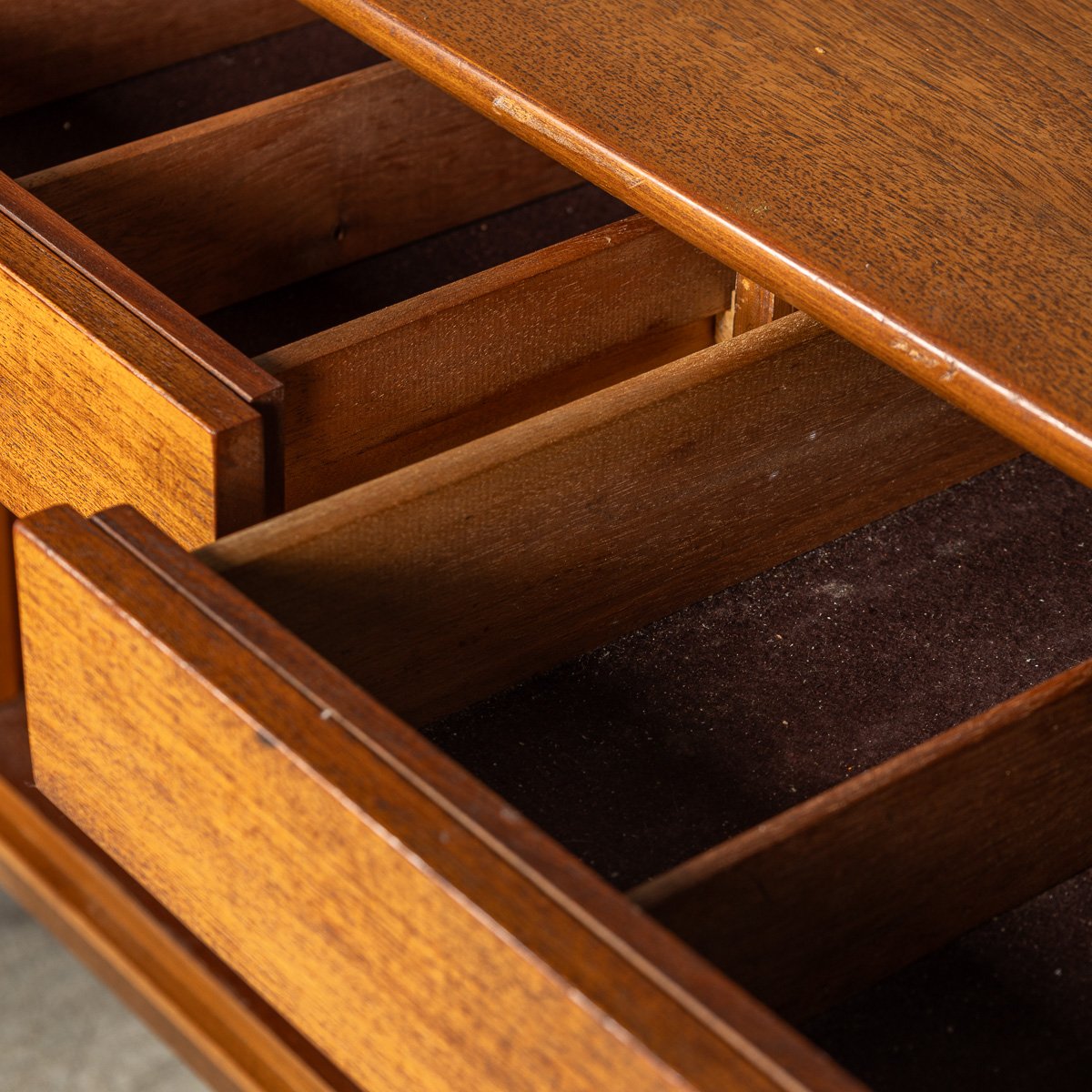 PUSHKINS.COM - B11413 - VINTAGE 20thC ENGLISH TEAK SIDEBOARD c.1960 - 24.jpg