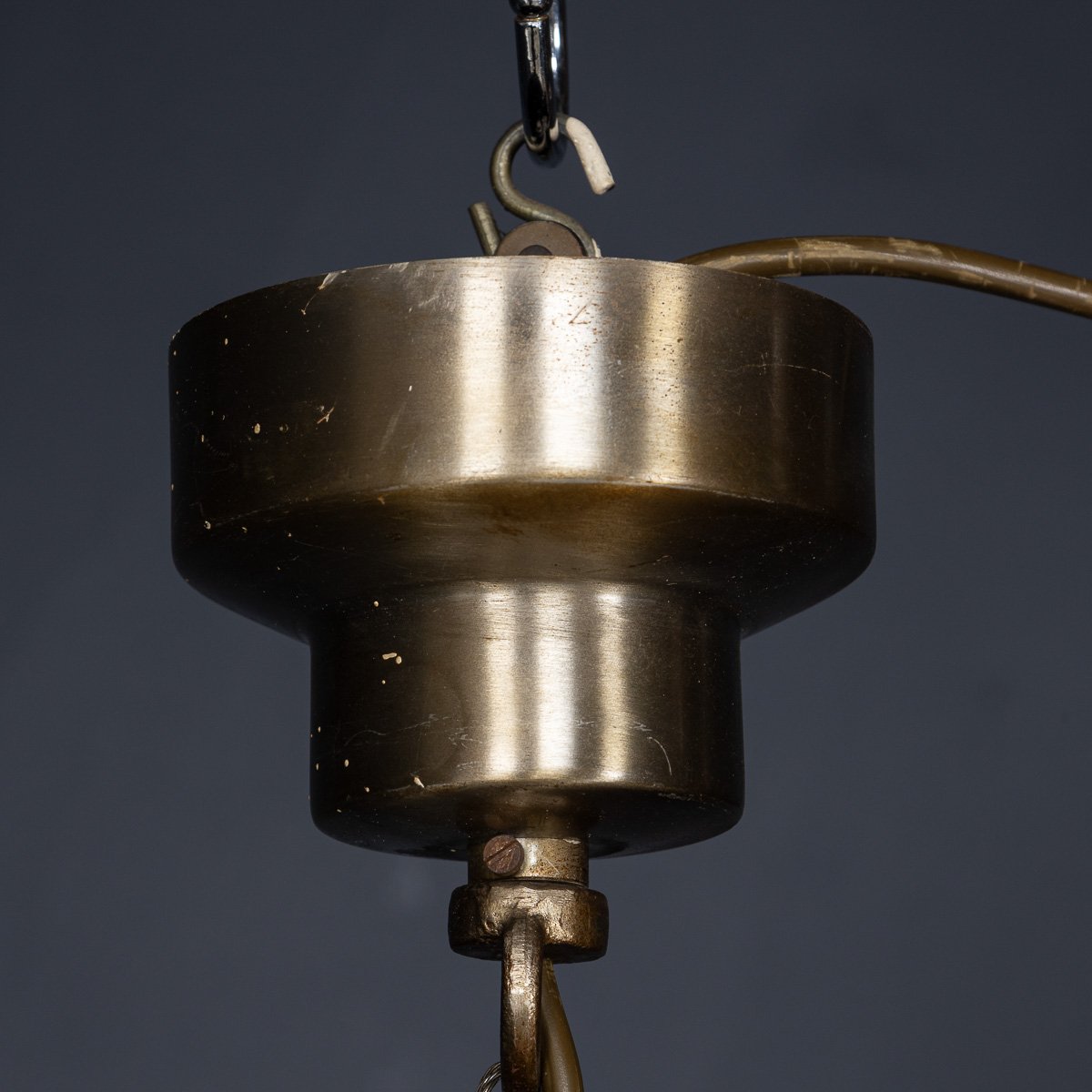PUSHKINS.COM - D11368 - 20thC ITALIAN PAIR OF %22DELTA%22 OPALINE PENDANT LIGHTS BY SERGIO MAZZA c.1960 - 13.jpg