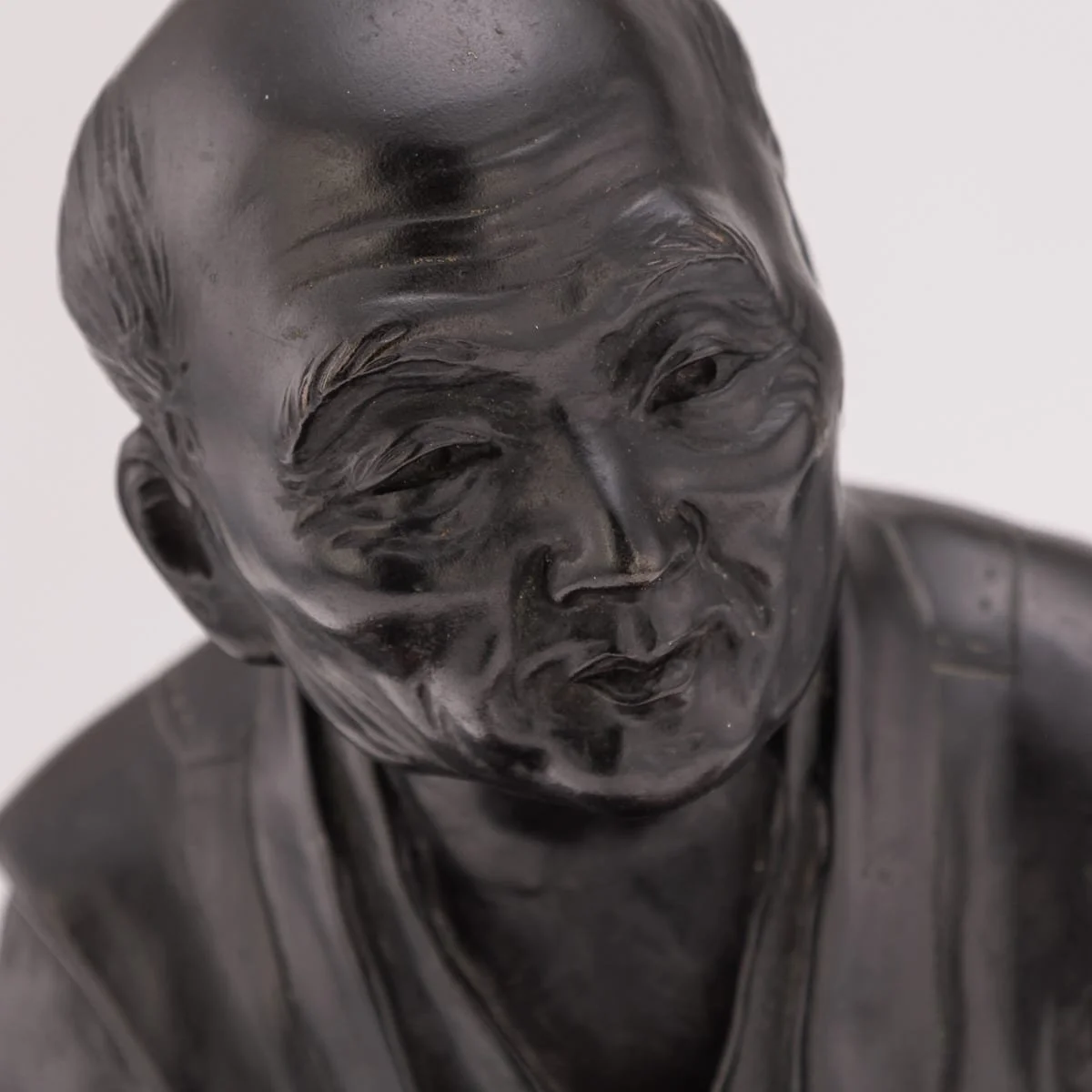 PUSHKINS.COM - G11938 - ANTIQUE 19thC JAPANESE MEIJI PERIOD TAKAAKIA BRONZE OKIMONO - 12.jpg
