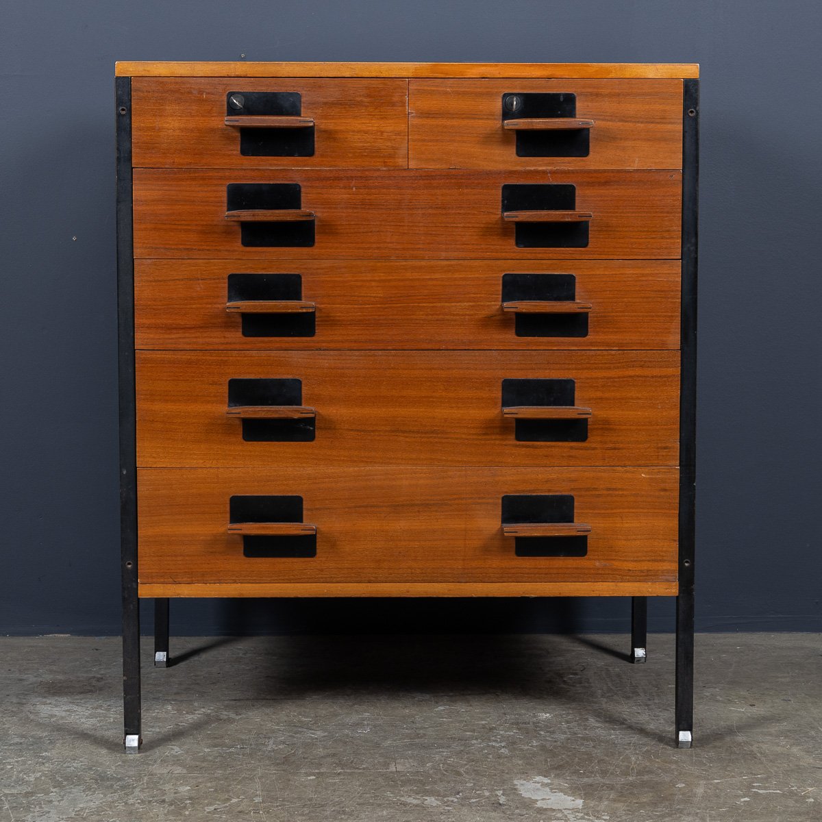 PUSHKINS.COM - D11122 - VINTAGE 20thC ITALIAN CHEST OF DRAWERS BY ICO PARISI FOR MIM ROMA c.1950 - 04.jpg