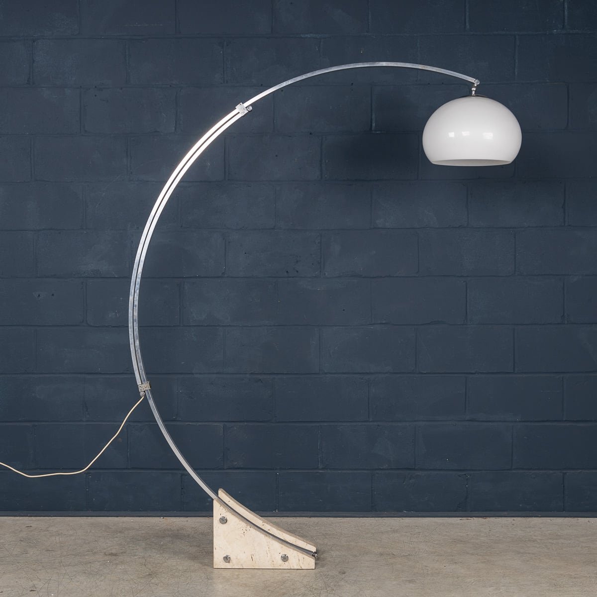 PUSHKINS.COM - 20thC ITALIAN ARC FLOOR LAMP c.1970 - 6.jpg