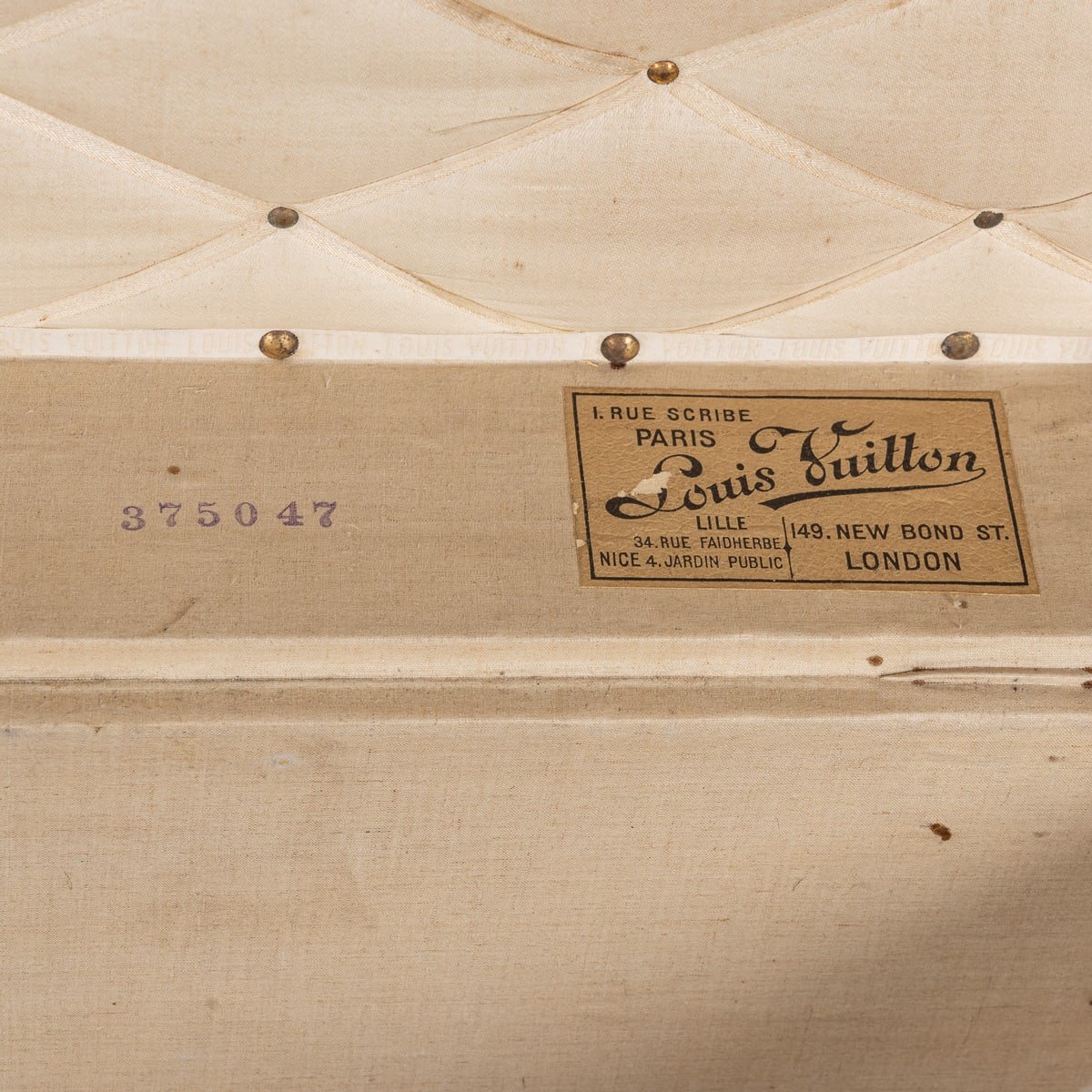 PUSHKINS.COM - B11232h - ANTIQUE 20thC LOUIS VUITTON MALLE HAUTE TRUNK IN MONOGRAM CANVAS, FRANCE c.1910 - 13.jpg