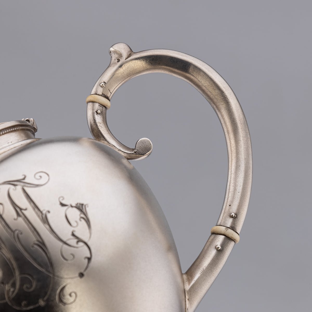 PUSHKINS.COM - ANTIQUE 20thC IMPERIAL RUSSIAN SOLID SILVER CASED TEA SERVICE c.1900 - 29.jpg