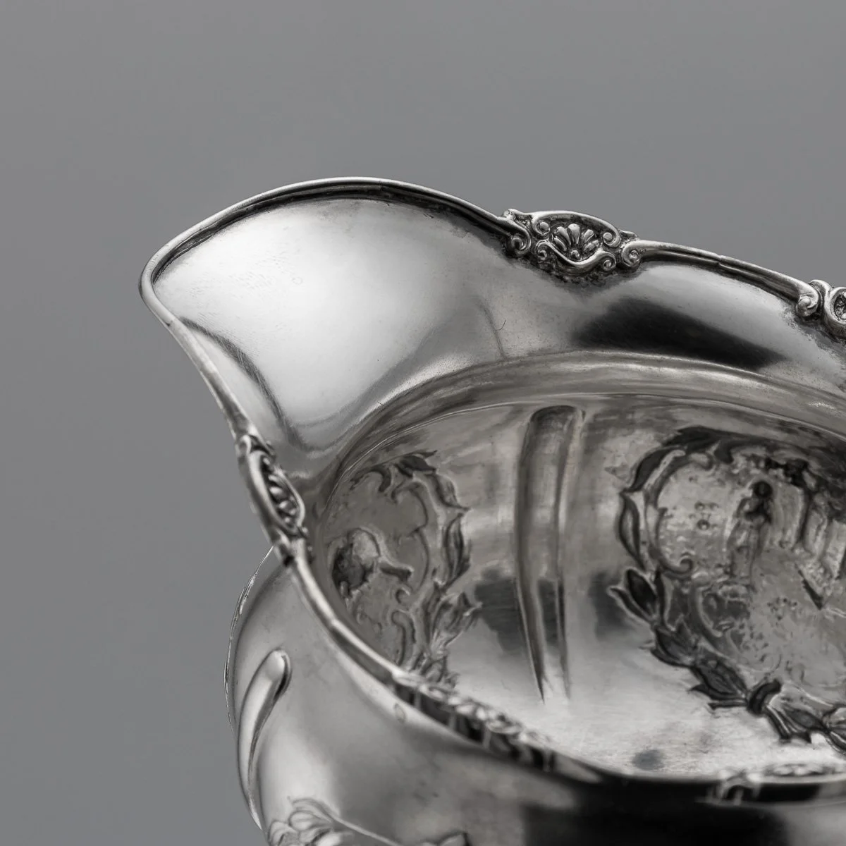 PUSHKINS.COM - C11912 - ANTIQUE 19thC INDIAN SOLID SILVER THREE PIECE TEA SET, BANGALORE c.1890 - 29.jpg