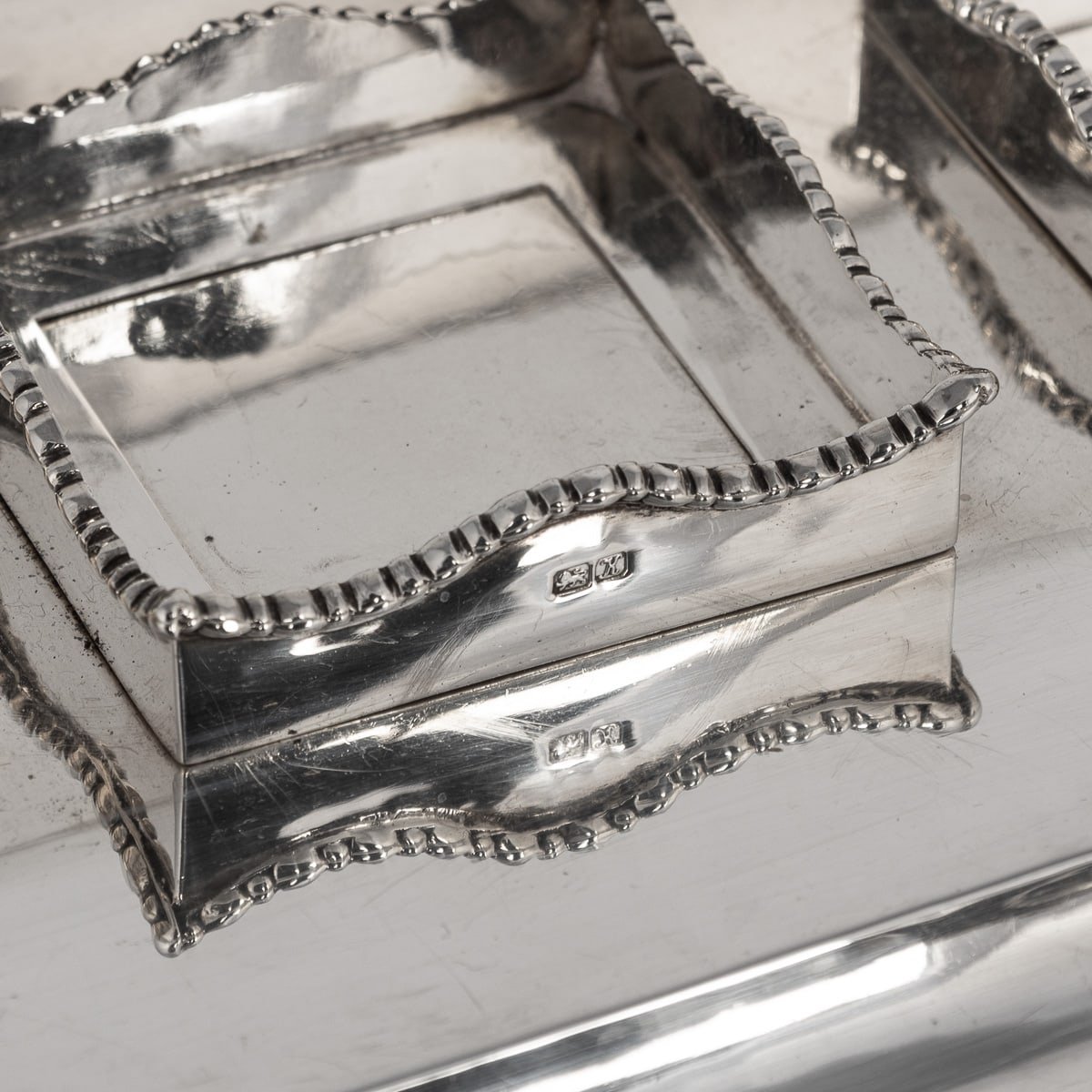 PUSHKINS.COM - B11247d - ANTIQUE 20thC EDWARDIAN SOLID SILVER INKWELL DESK SET, CHESTER c.1908 - 11.jpg
