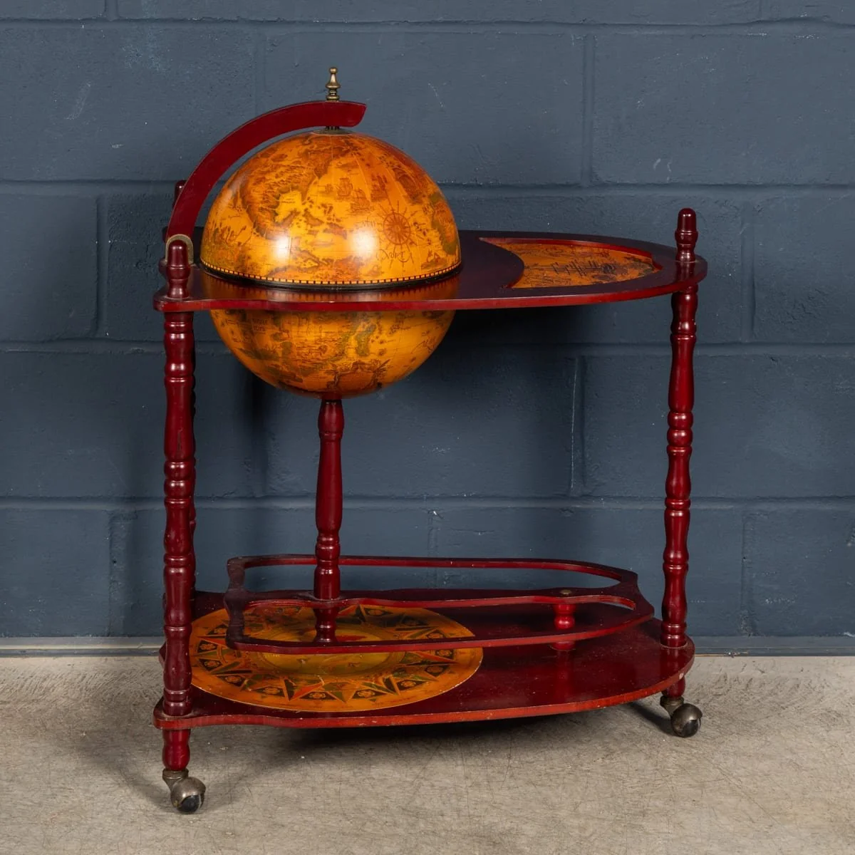 PUSHKINS.COM - B12272 - VINTAGE 20thC ITALIAN GLOBE DRINKS TROLLEY - 07.jpg