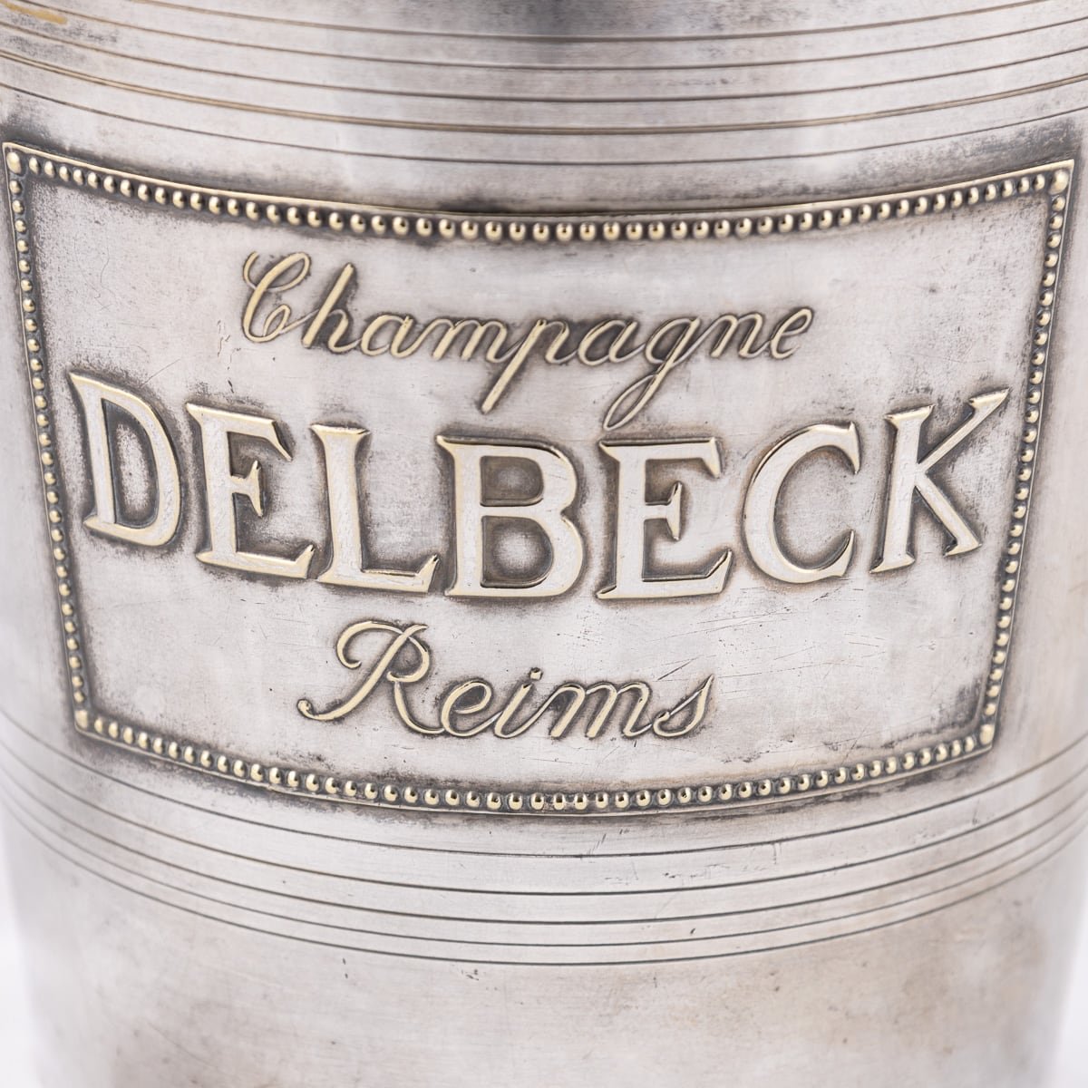 PUSHKIN'S - VINTAGE 20thC FRENCH SILVER PLATED DELBECK REIMS CHAMPAGNE : WINE COOLER c.1930 - 8.jpg