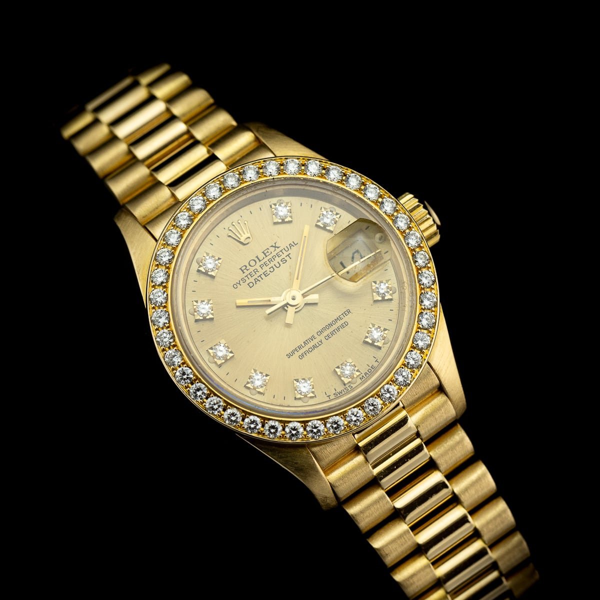 PUSHKIN'S - Rolex Lady-Datejust 26 69138 factory diamonds watch only - 1.jpg
