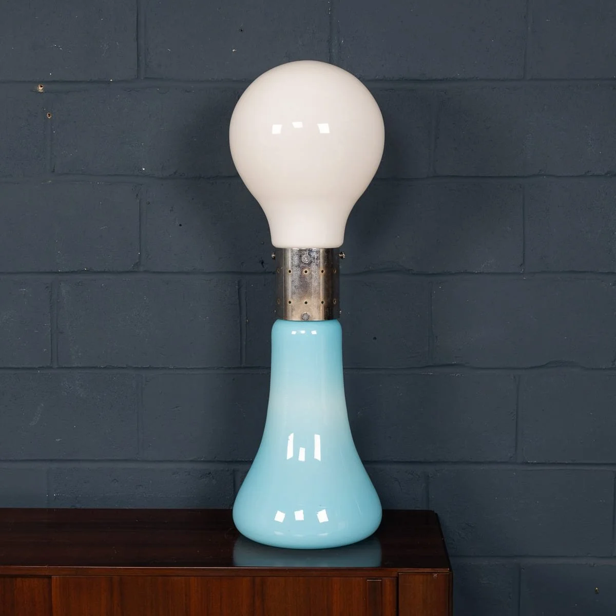 PUSHKINS.COM - B12007 - VINTAGE 20thC ITALIAN TABLE : FLOOR LAMP BY CARLO NASON FOR MAZZEGA c.1970 - 03.jpg