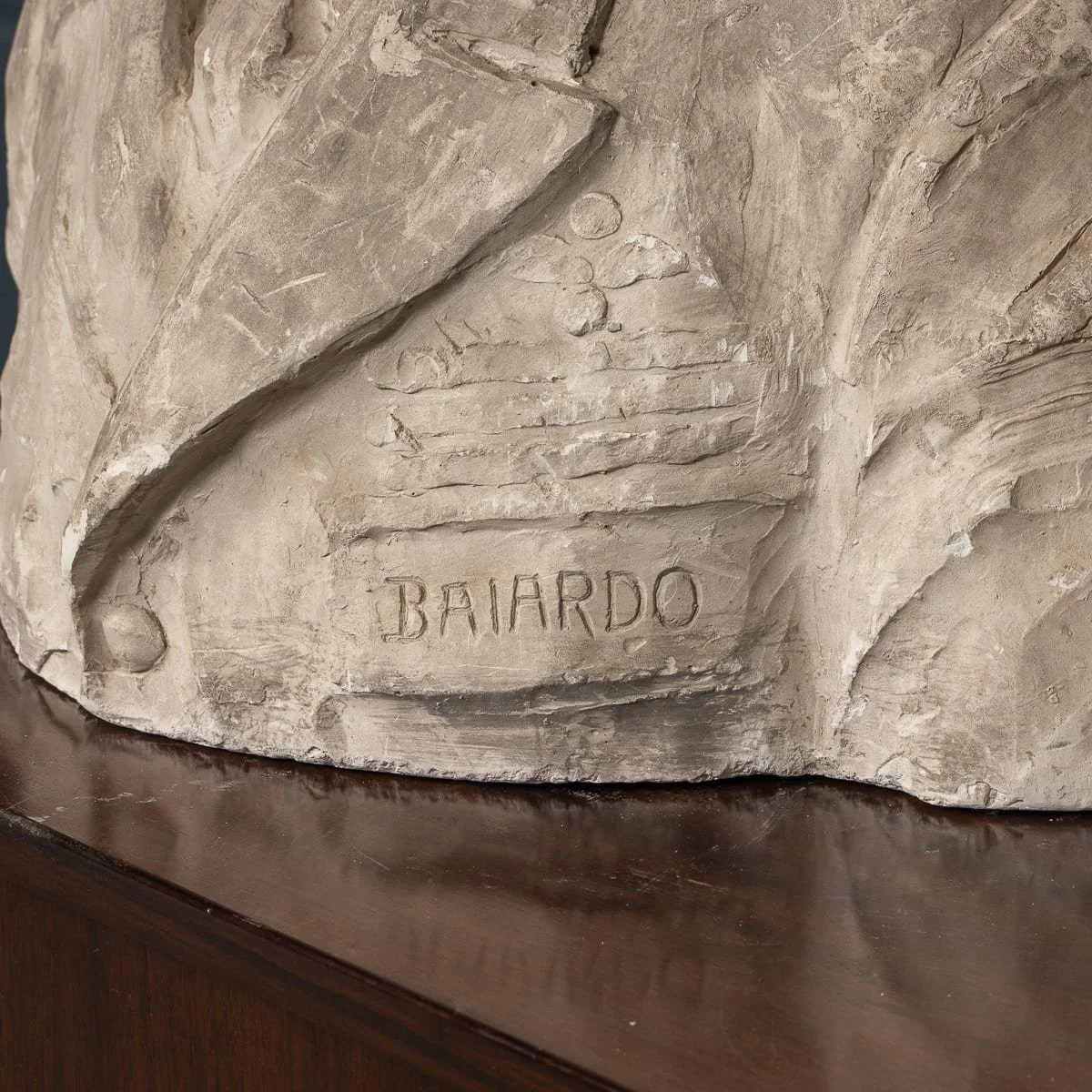 PUSHKINS.COM - B12780d - ANTIQUE 20thC ITALIAN PLASTER PORTRAIT BUST OF PIETRO BADOGLIO (1871-1956) - 16.jpg