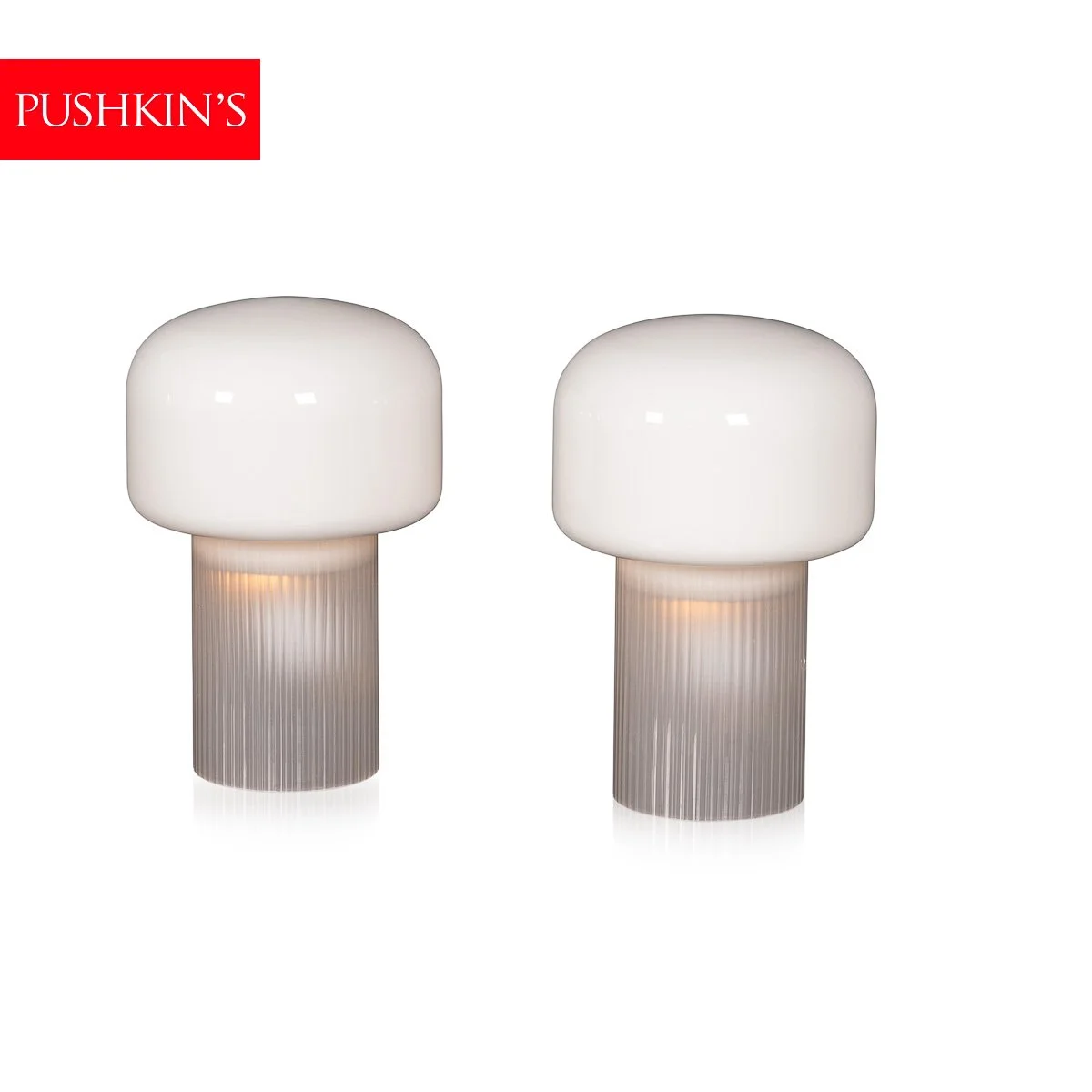 PUSHKINS.COM - B12361 - CONTEMPORARY 21stC PAIR OF MURANO GLASS TABLE LAMPS OF RECENT PRODUCTION, ITALY - 02.jpg
