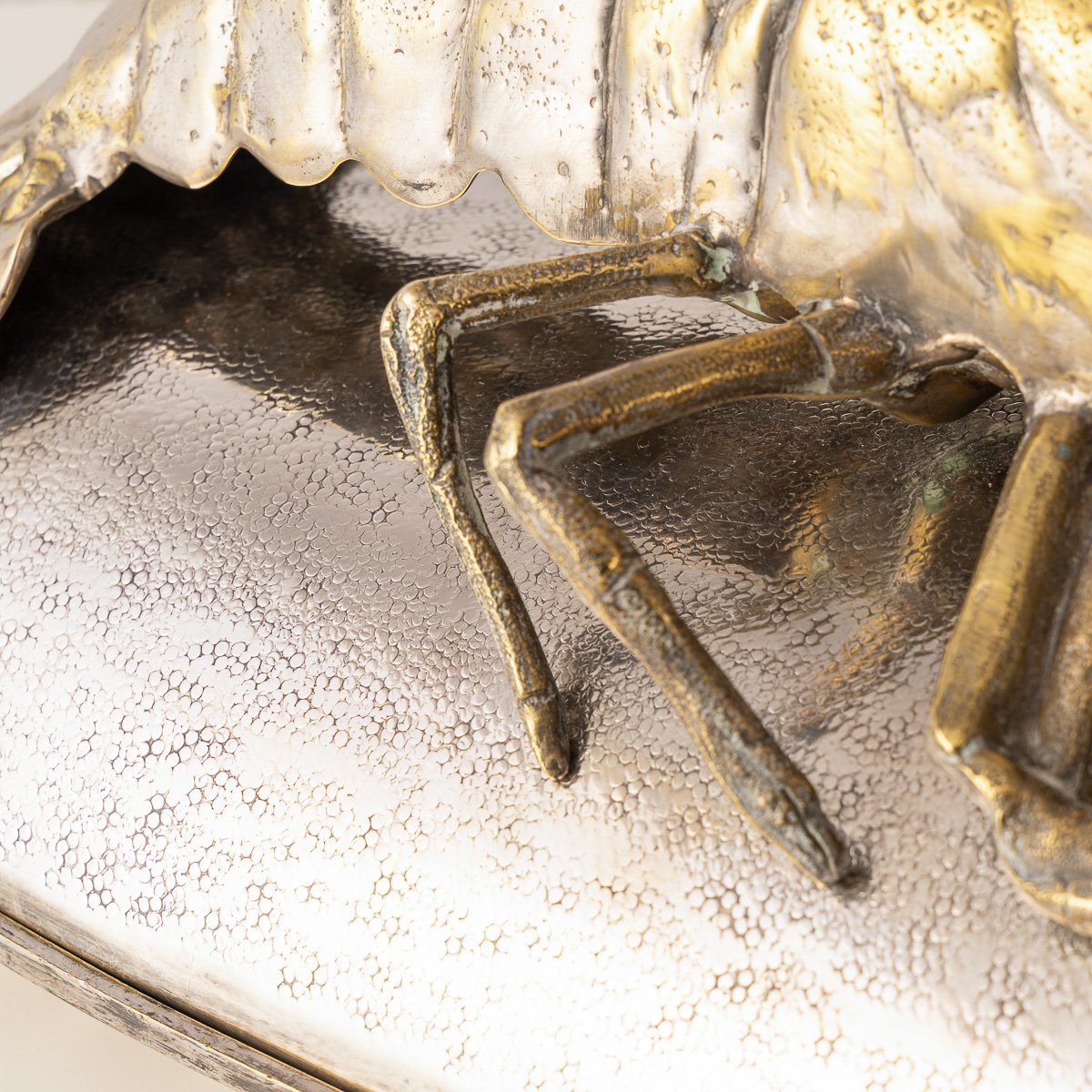 PUSHKINS.COM - D11975 - 20thC ITALIAN SILVER PLATED SERVING DISH BY FRANCO LAPINI, FLORENCE c.1970 - 24.jpg