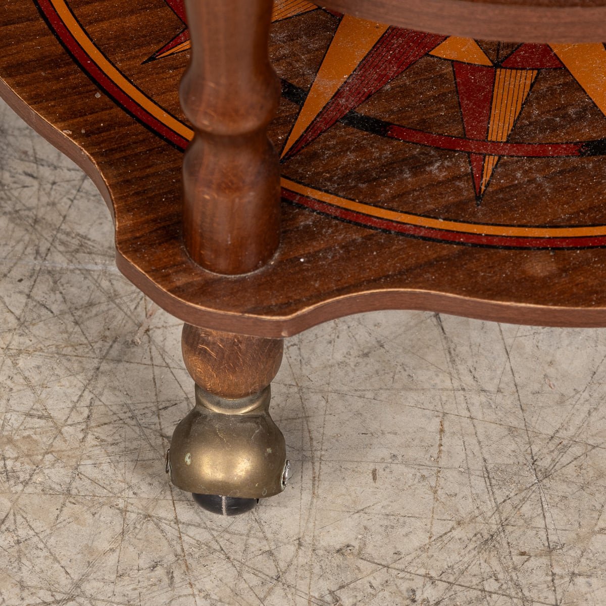 PUSHKIN'S - 20thC FRENCH GLOBE DRINKS TROLLEY c.1970 - 28.jpg