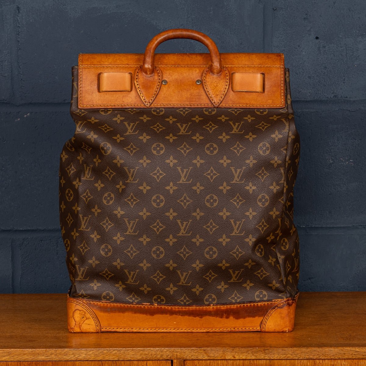 PUSHKIN'S - 20thC LOUIS VUITTON STEAMER 35 BAG IN MONOGRAM CANVAS, MADE IN FRANCE - 27.jpg