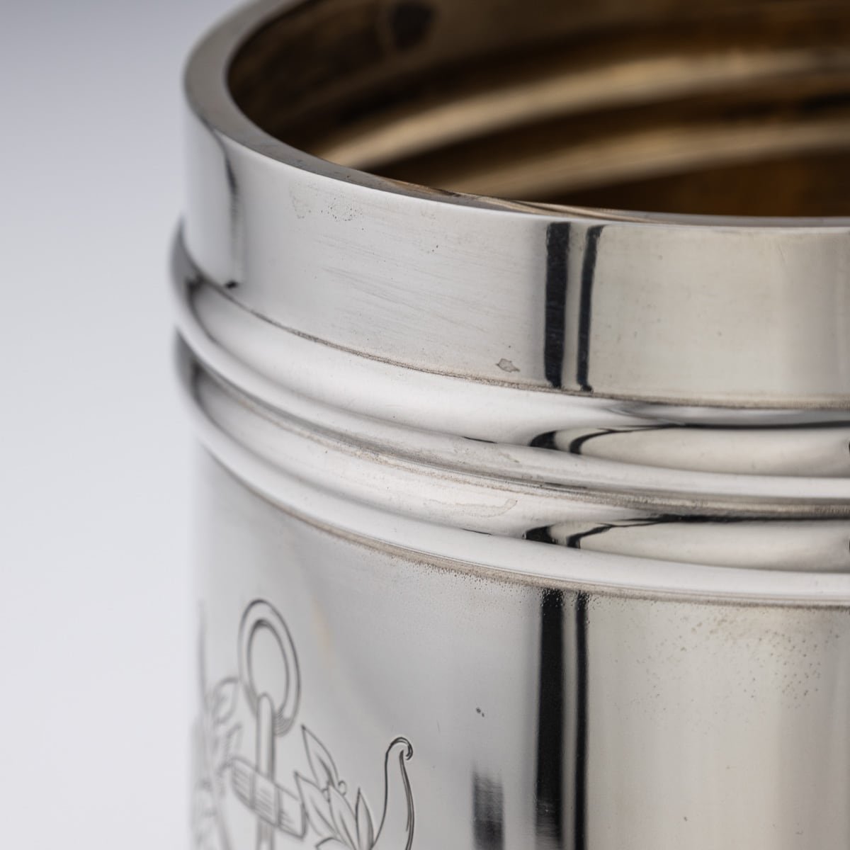 PUSHKIN'S - ANTIQUE 19thC IMPERIAL RUSSIAN SOLID SILVER VODKA ICE BUCKET c.1890 - 13.jpg