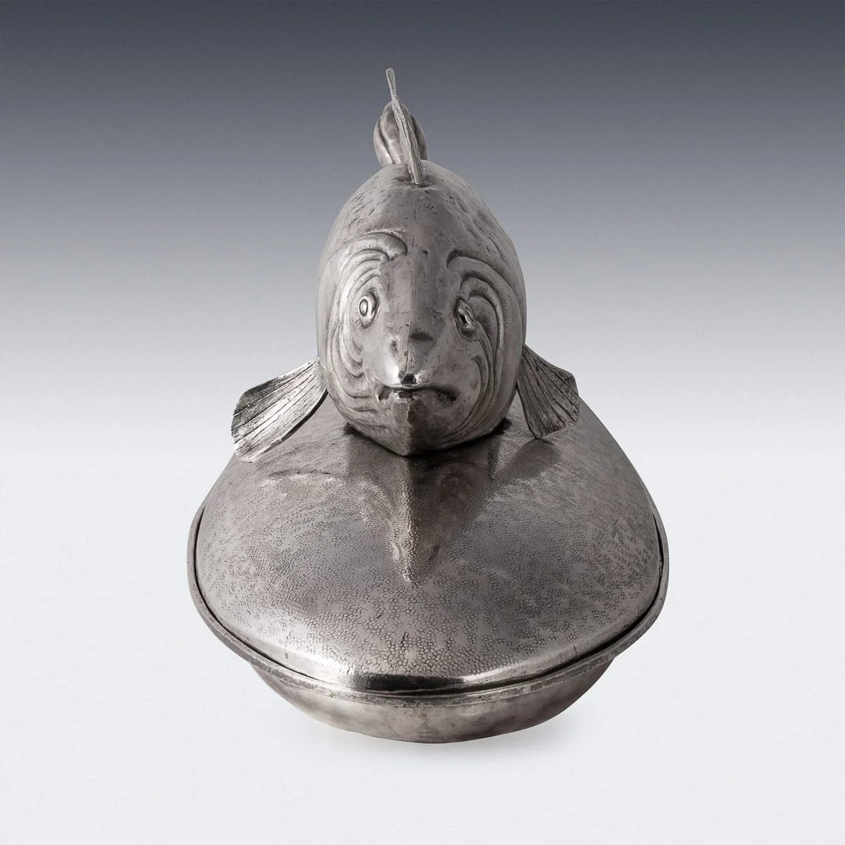 PUSHKINS.COM - D11980 - 20thC ITALIAN SILVER PLATED SERVING PLATTER BY FRANCO LAPINI, FLORENCE c.1970 - 18.jpg