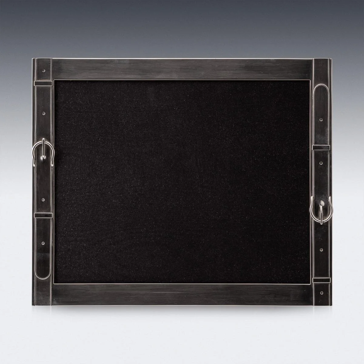 PUSHKINS.COM - D11885 - VINTAGE 20thC FRENCH SOLID SILVER LARGE PHOTOGRAPH FRAME BY HERMÈS, PARIS - 05.jpg