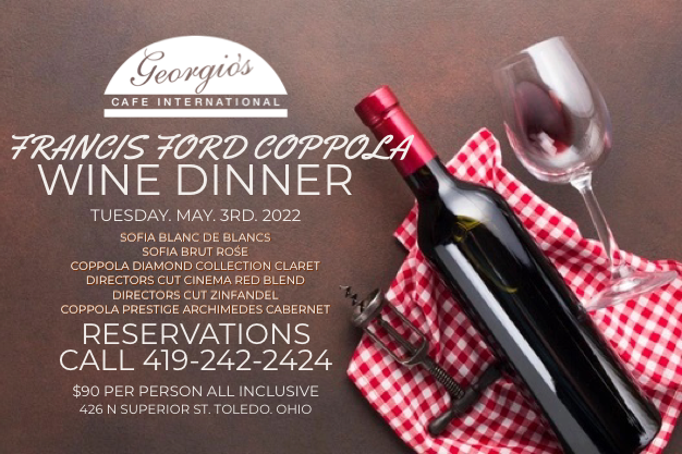 FRANCIS FORD COPPOLA WINE DINNER