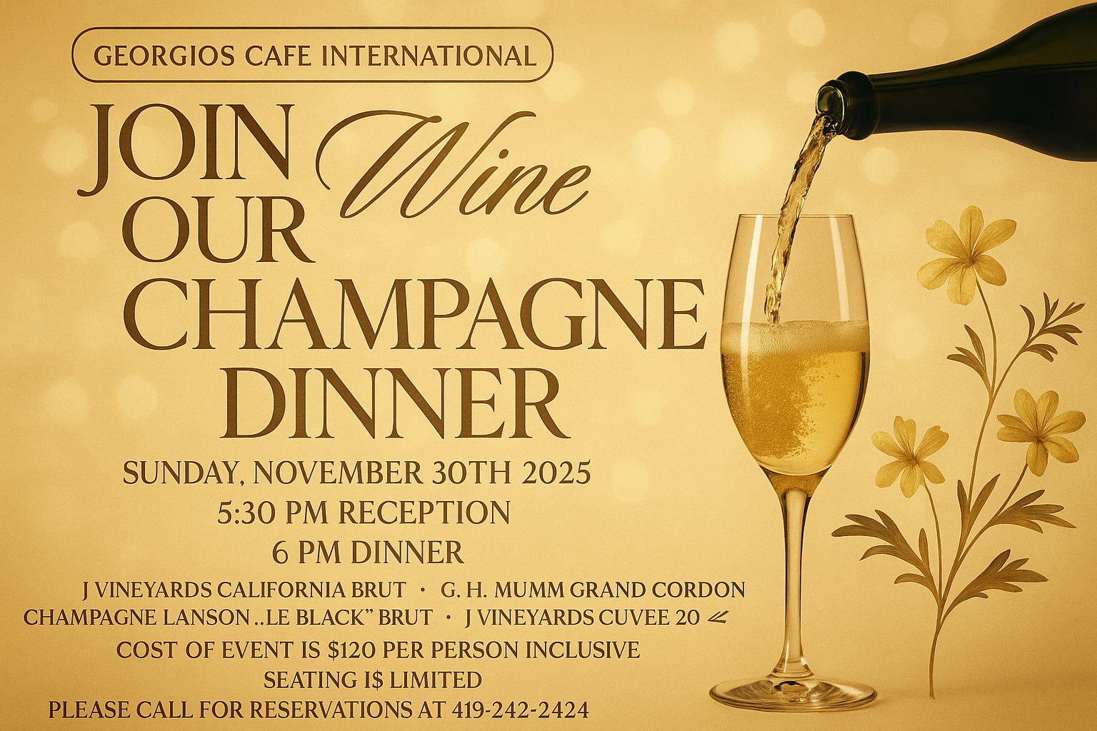 35th ANNUAL CHAMPAGNE TASTING