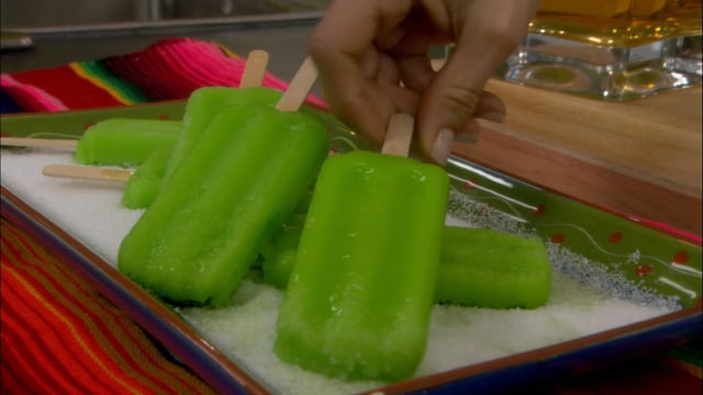 Lime Tequila Pops