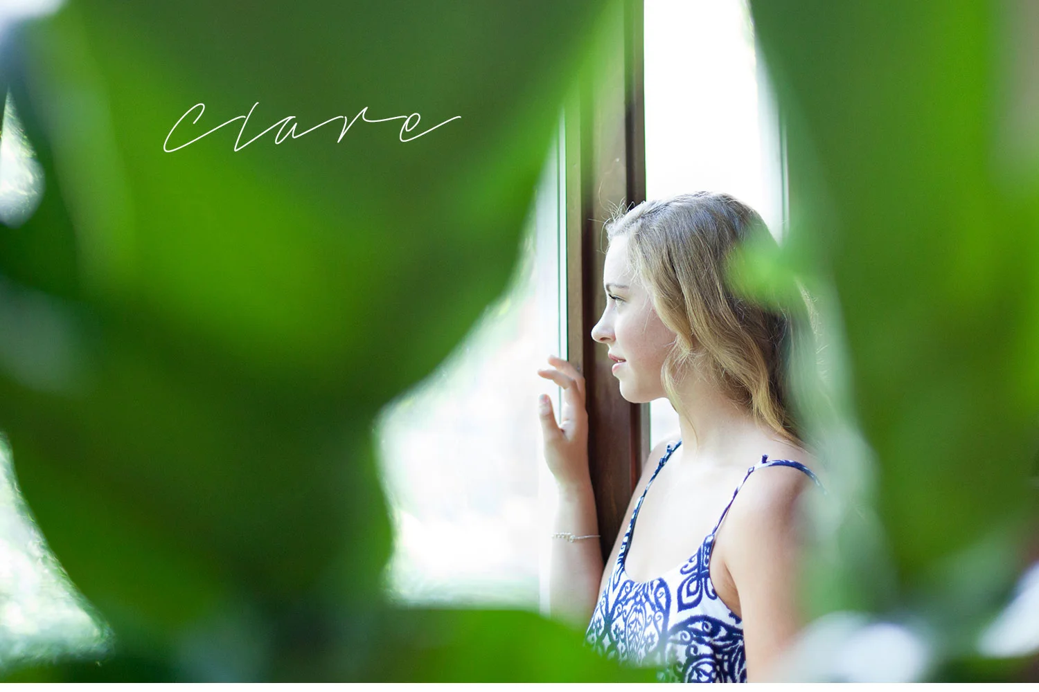You've Got Flair | Clare's Garden Summer Senior Session, Looking Out The Window, Senior 2015