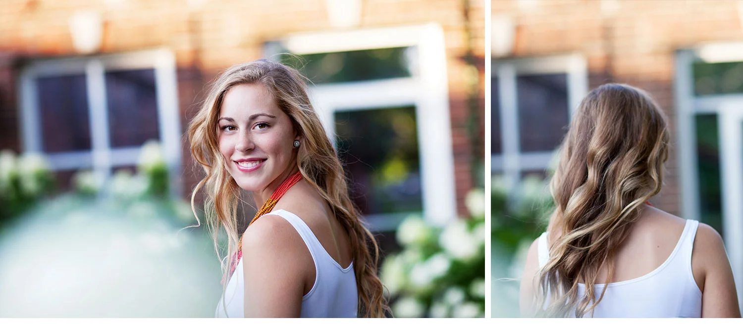 You've Got Flair | Clare's Garden Summer Senior Session, Clare & Hydrangeas, Senior 2015