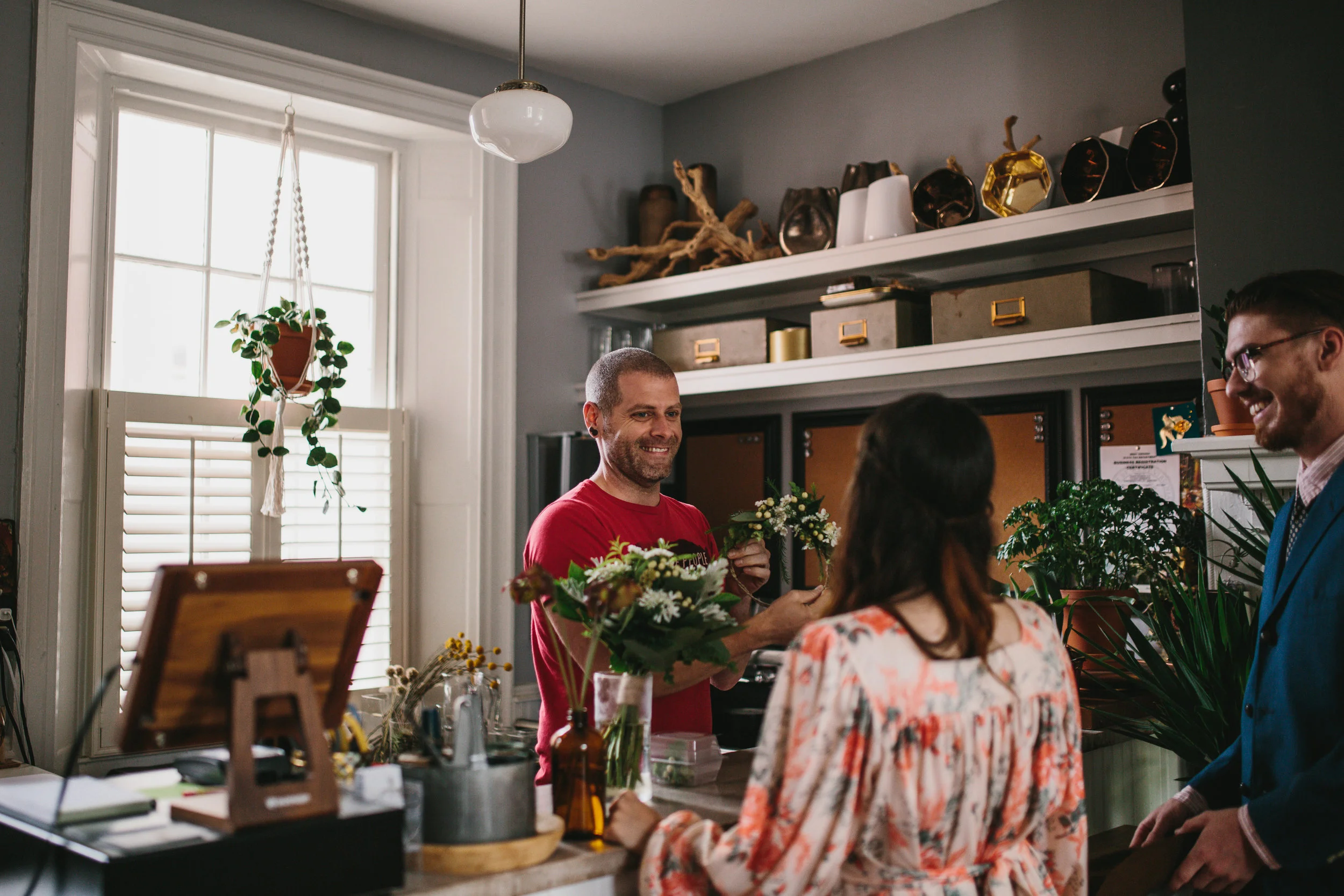 Pangtography elopement portrait of a couple in Shepherdstown, West Virginia.