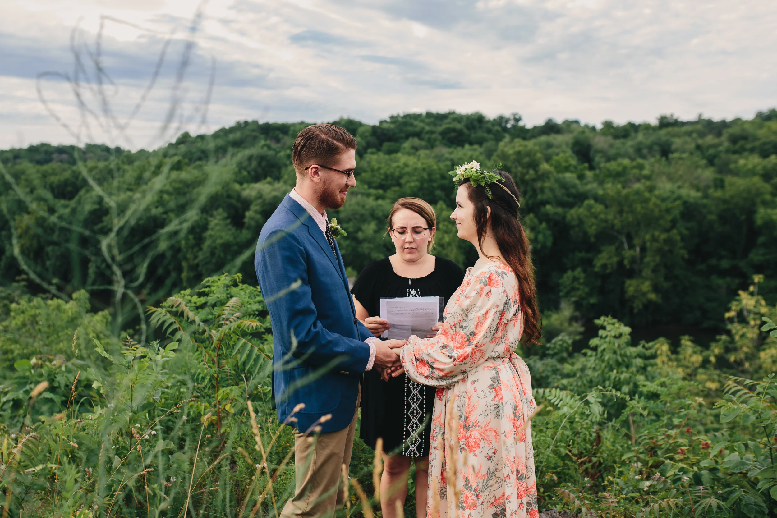 Pangtography elopement portrait of a couple in Shepherdstown, West Virginia.