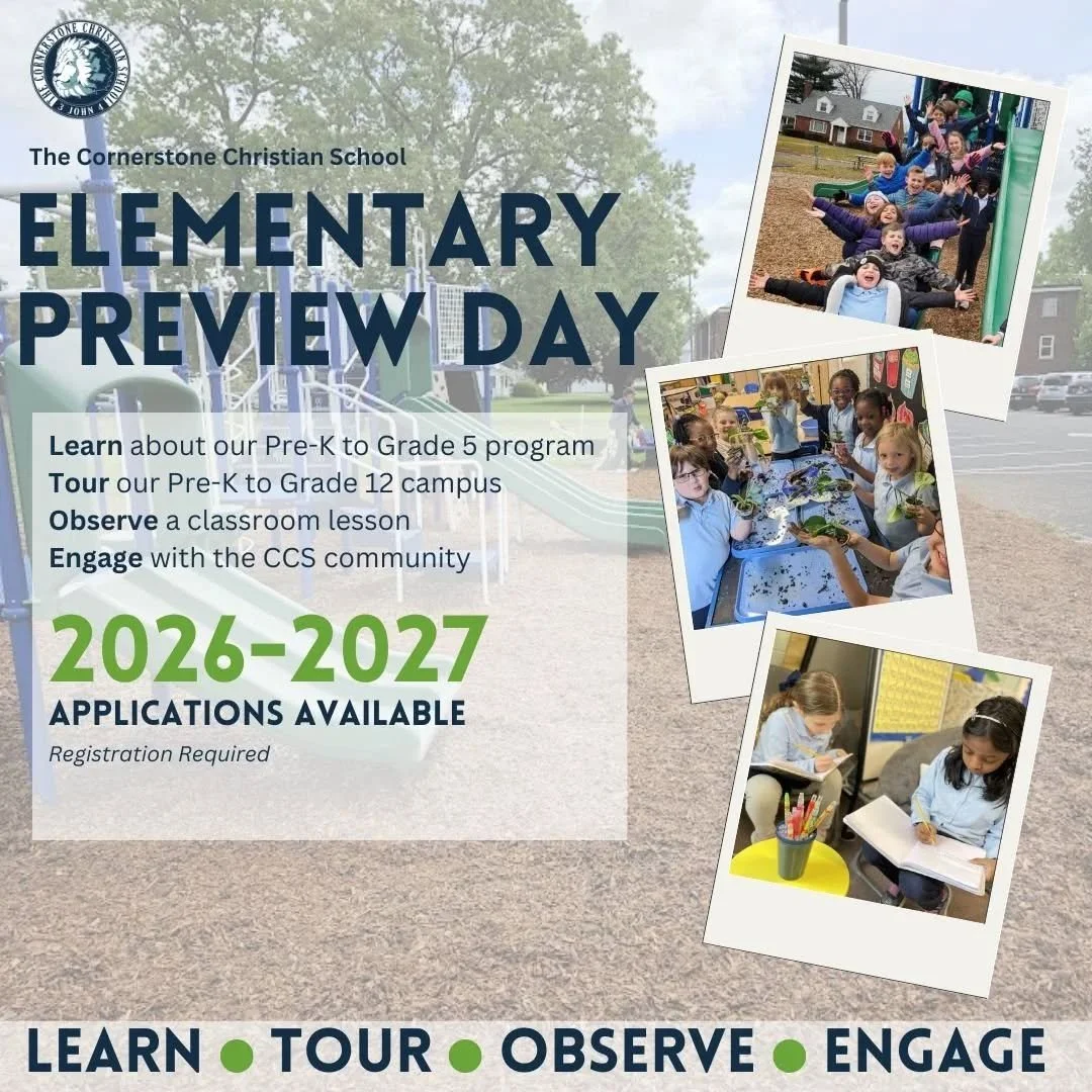 🦁 Have you heard the ROAR about our Elementary Level program? 🗣️💛

We love sharing what families are saying about Cornerstone&mdash;but the BEST WAY to experience CCS is to see it for yourself!  Join us ONE WEEK FROM TODAY for our Elementary Level