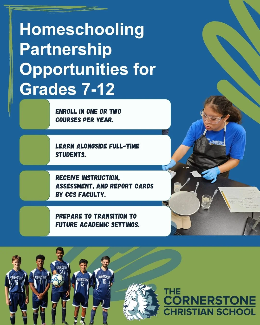 📚 ✏️ Looking for extra support and enrichment for your homeschool student? Our Secondary Homeschool Partnership Program offers students in grades 7-12 the opportunity to enroll in one or two courses each year alongside our full-time students.📖🧠

?
