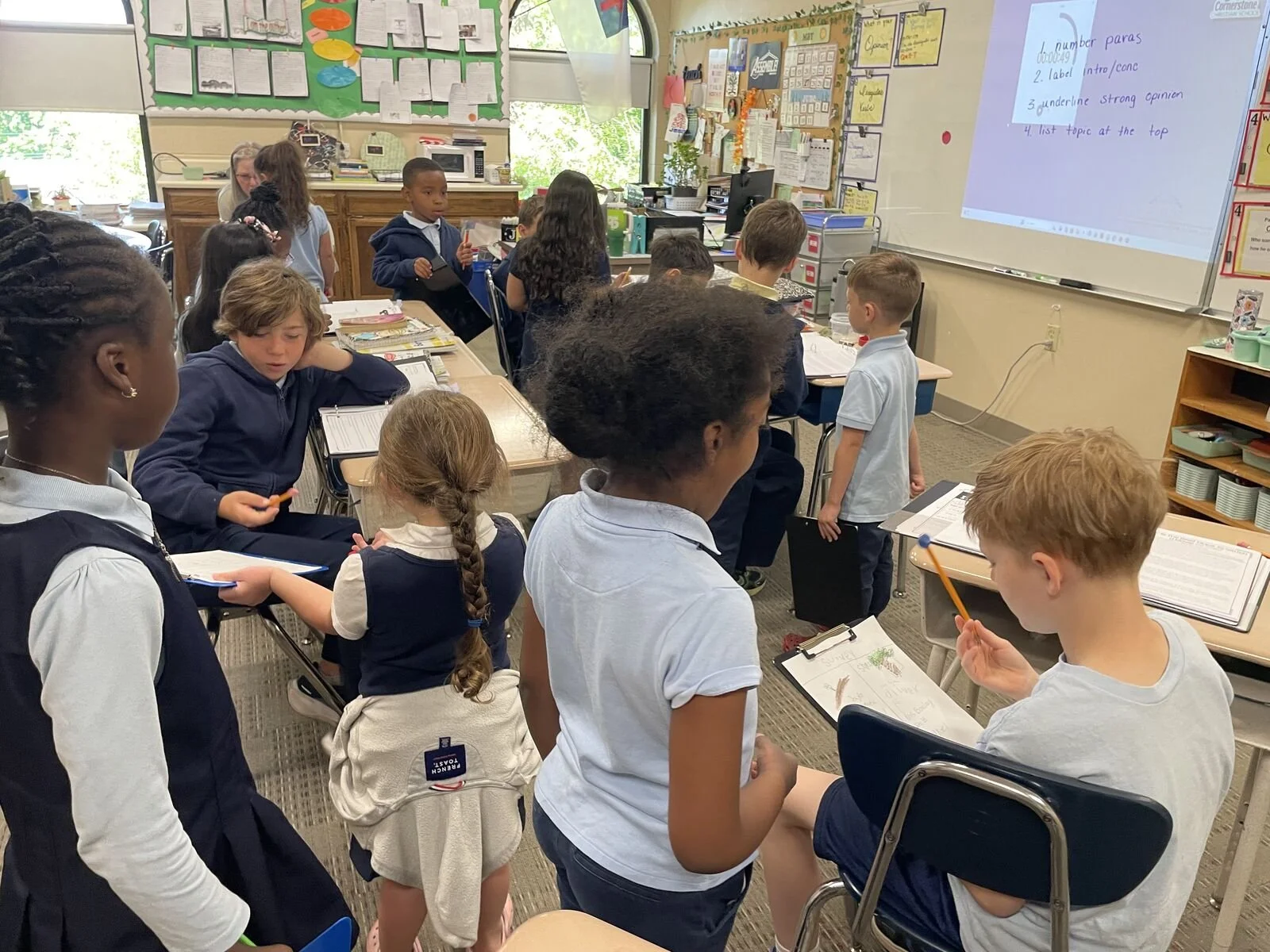 📊 Survey Says&hellip; our Kindergarteners are becoming expert pollsters! ✅

Students created their very own surveys and traveled around the building to interview the &ldquo;big kids&rdquo; and teachers. Afterwards they analyzed the data by counting 