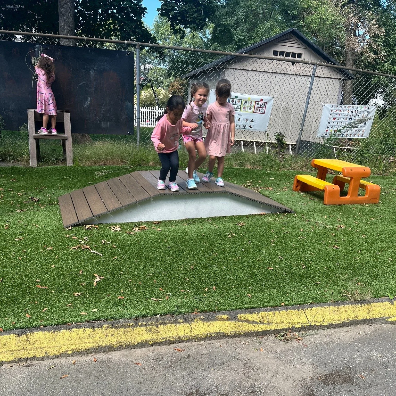 ☀️ Sunny days are for playing! 🌿🛝

We love watching our youngest learners thrive&mdash;not only in the classroom, but also outdoors enjoying God's beautiful creation. Fresh air, sunshine, laughter, and play are all part of a joyful day in preschool