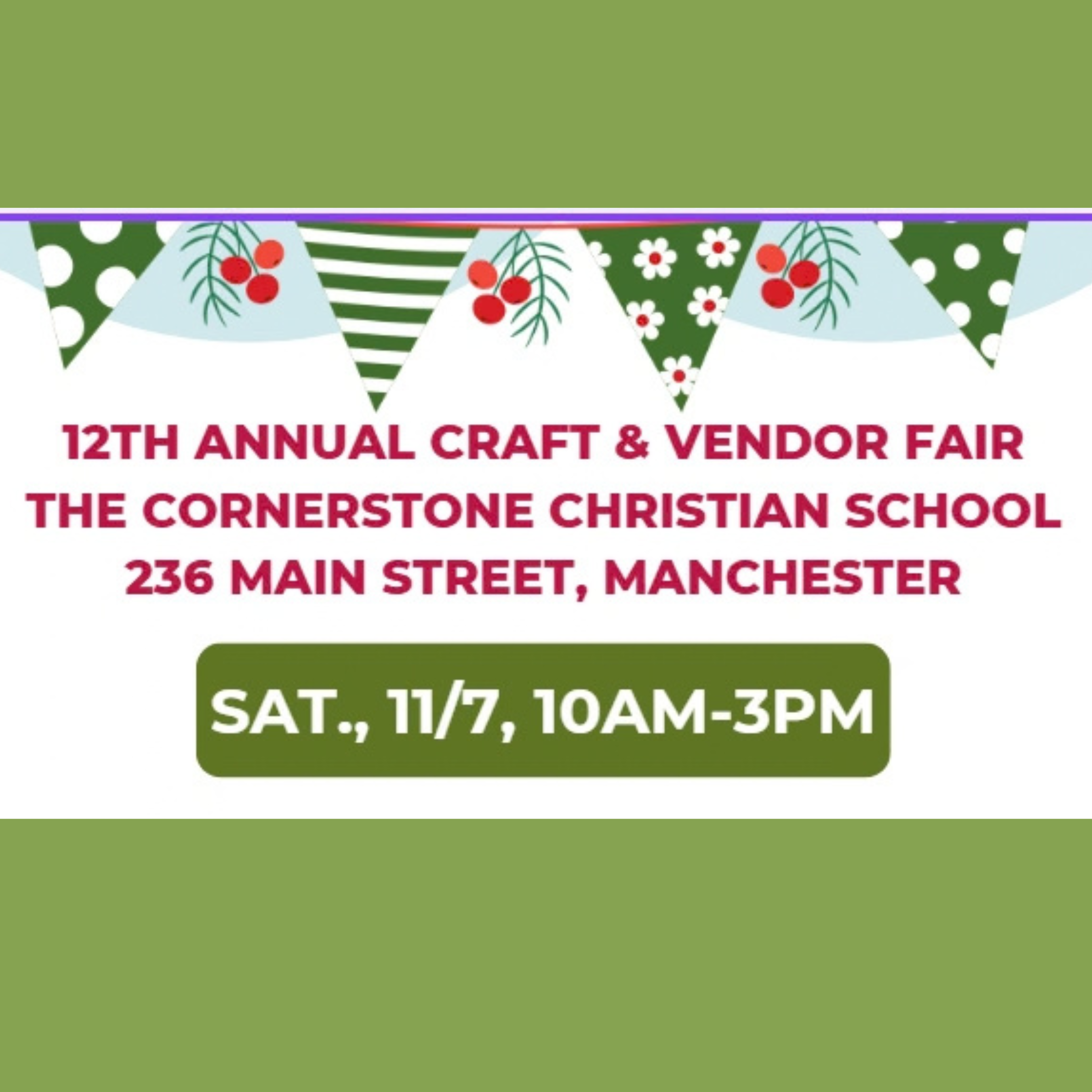 12th Annual Craft &amp; Vendor Fair by Cornerstone Parents &amp; Friends