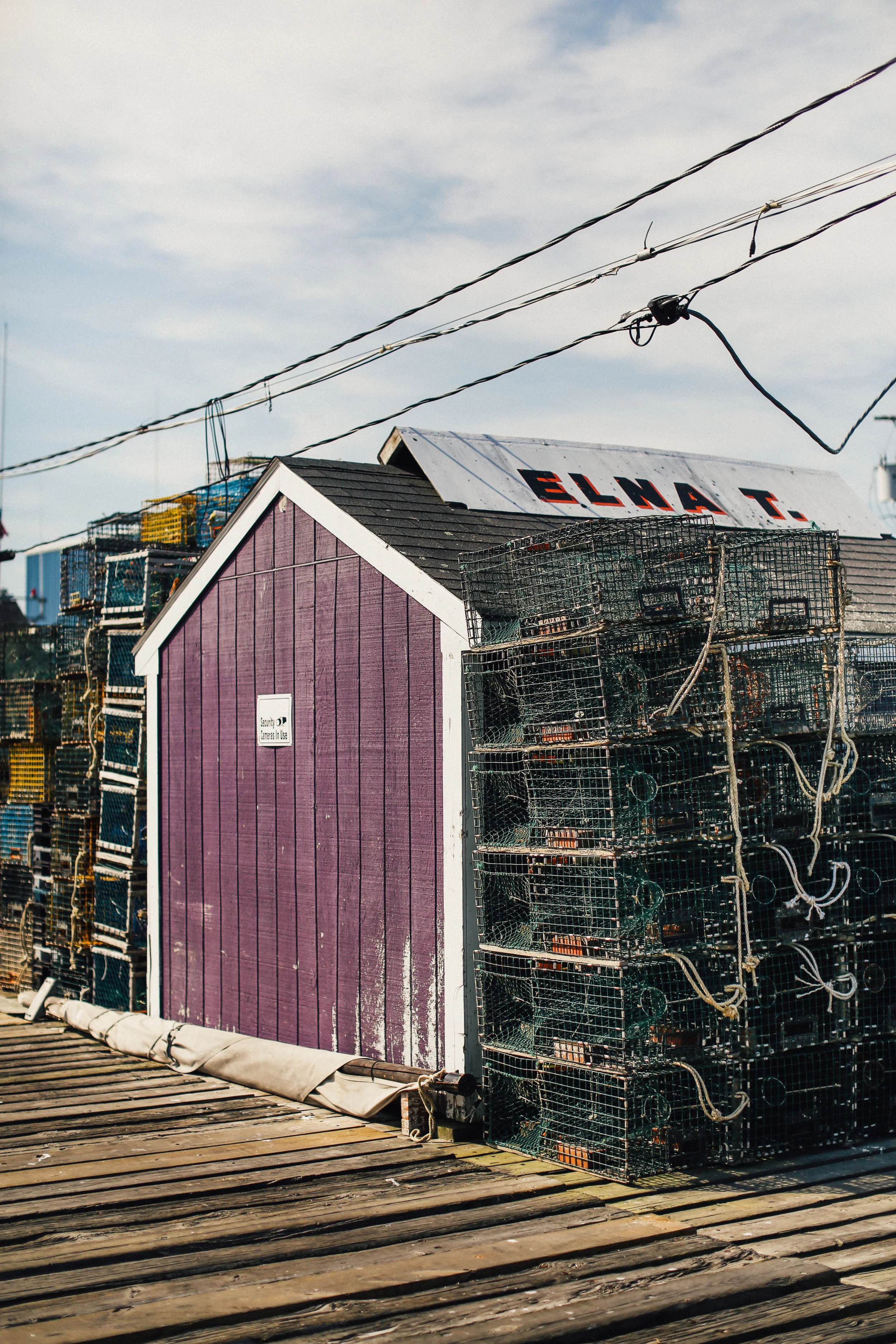 A fish house in Widgery. Photo © Justin Levesque 2016