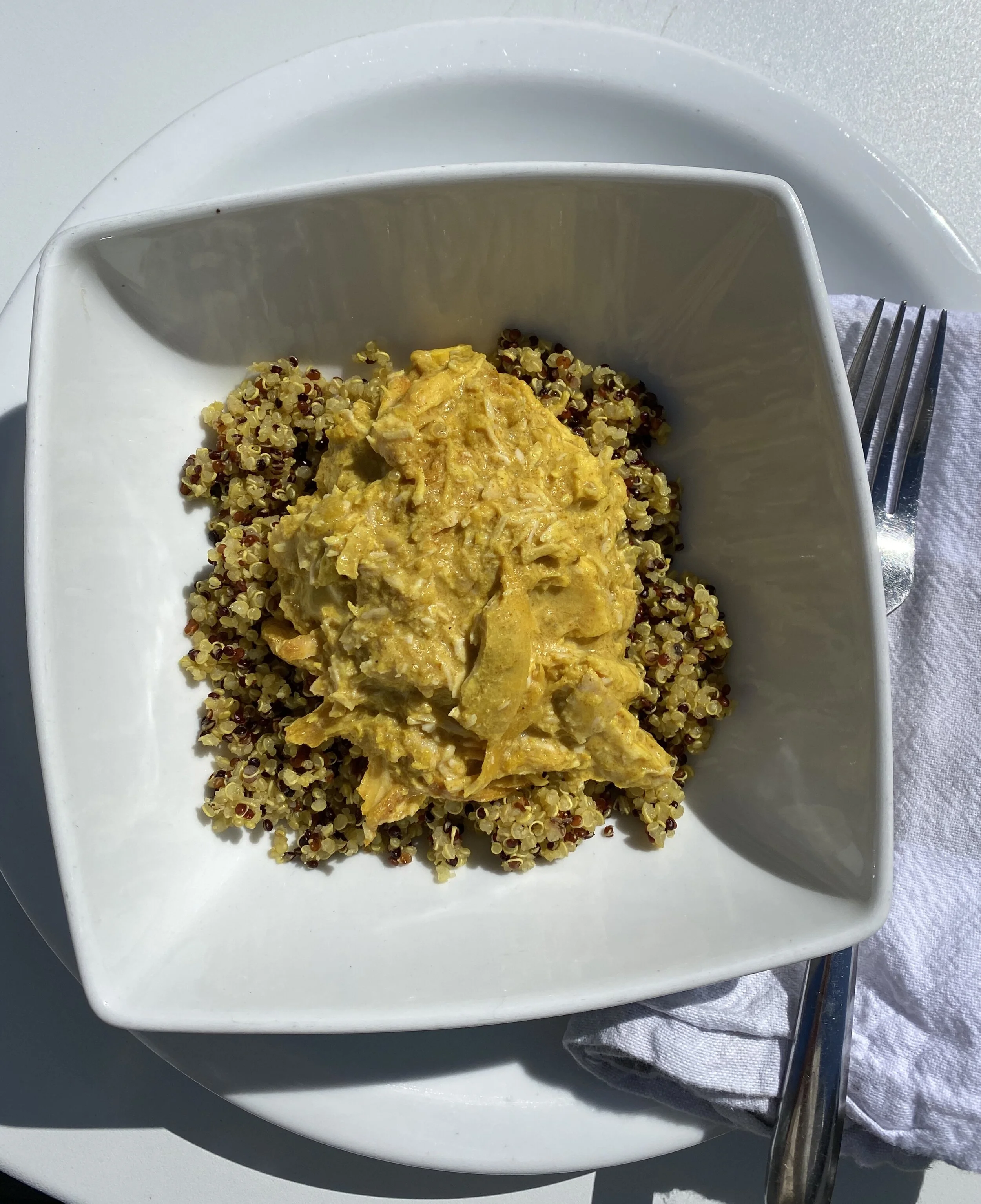 Slow Cooker Chicken Curry w/ Coconut Milk