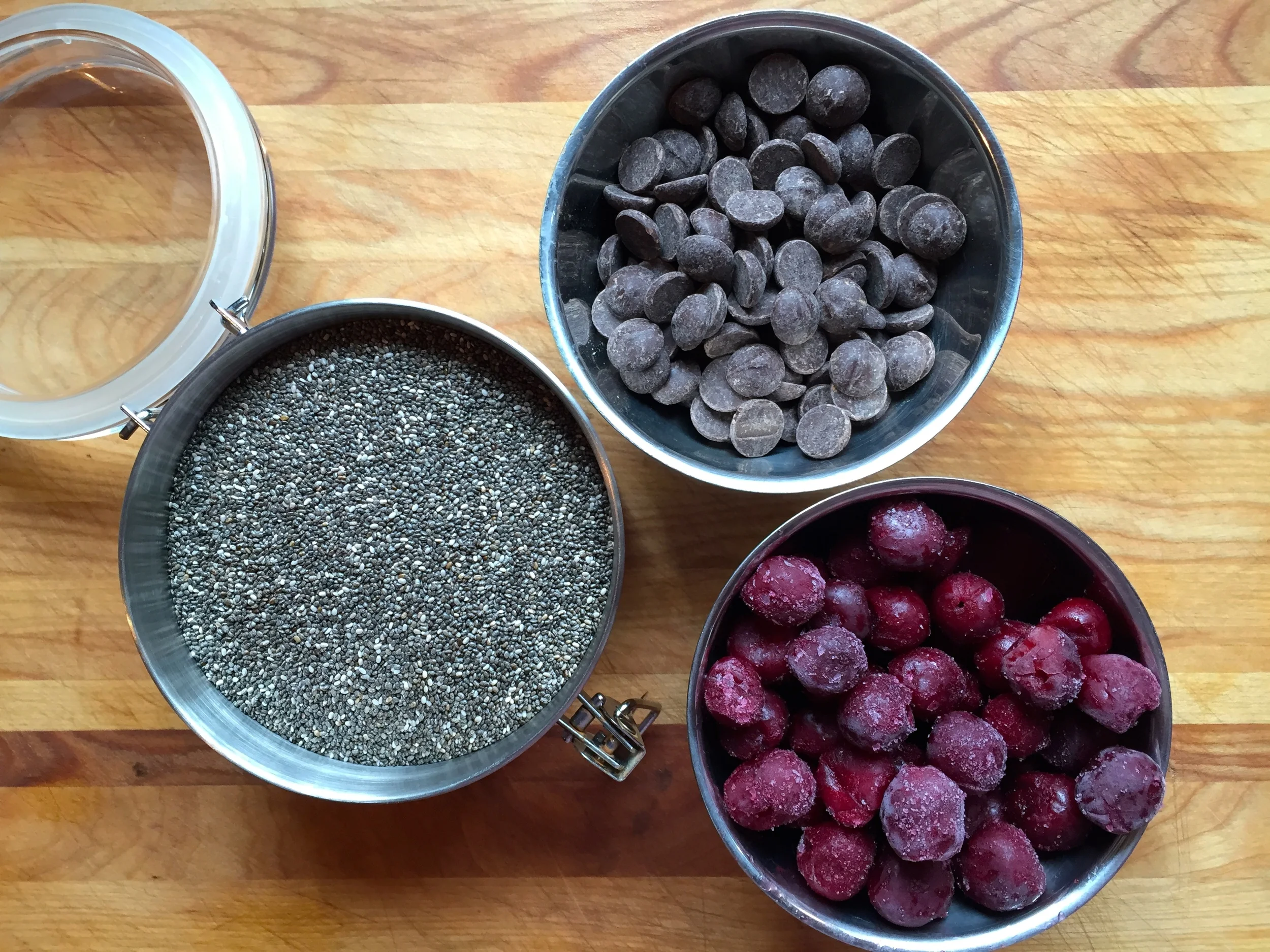 CH, CH, CH... Chocolate Cherry Chia! Muffins