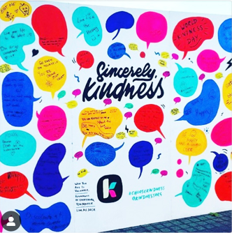 Kindness.org interactive wall