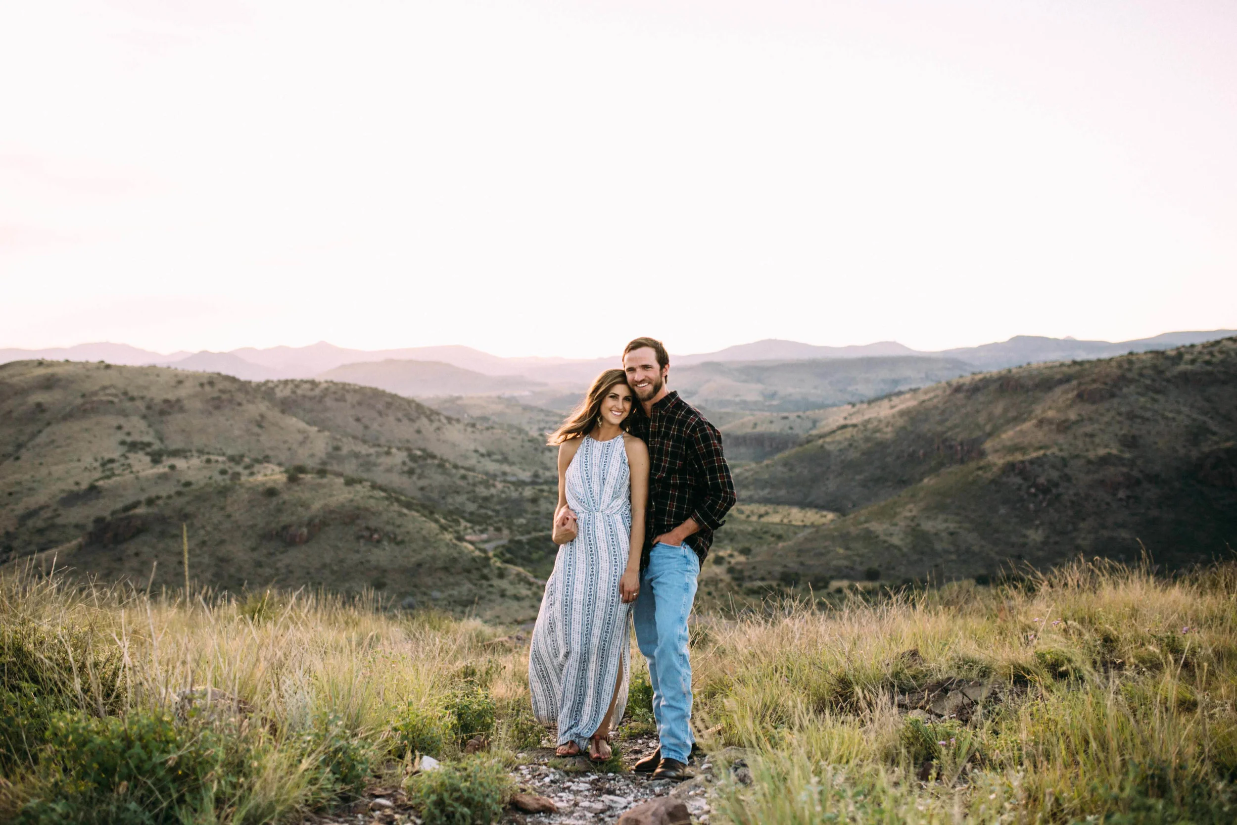 west texas engagement session: samantha + matt