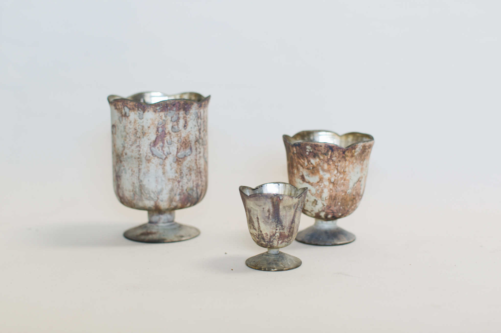 Marbled Glass Vessels