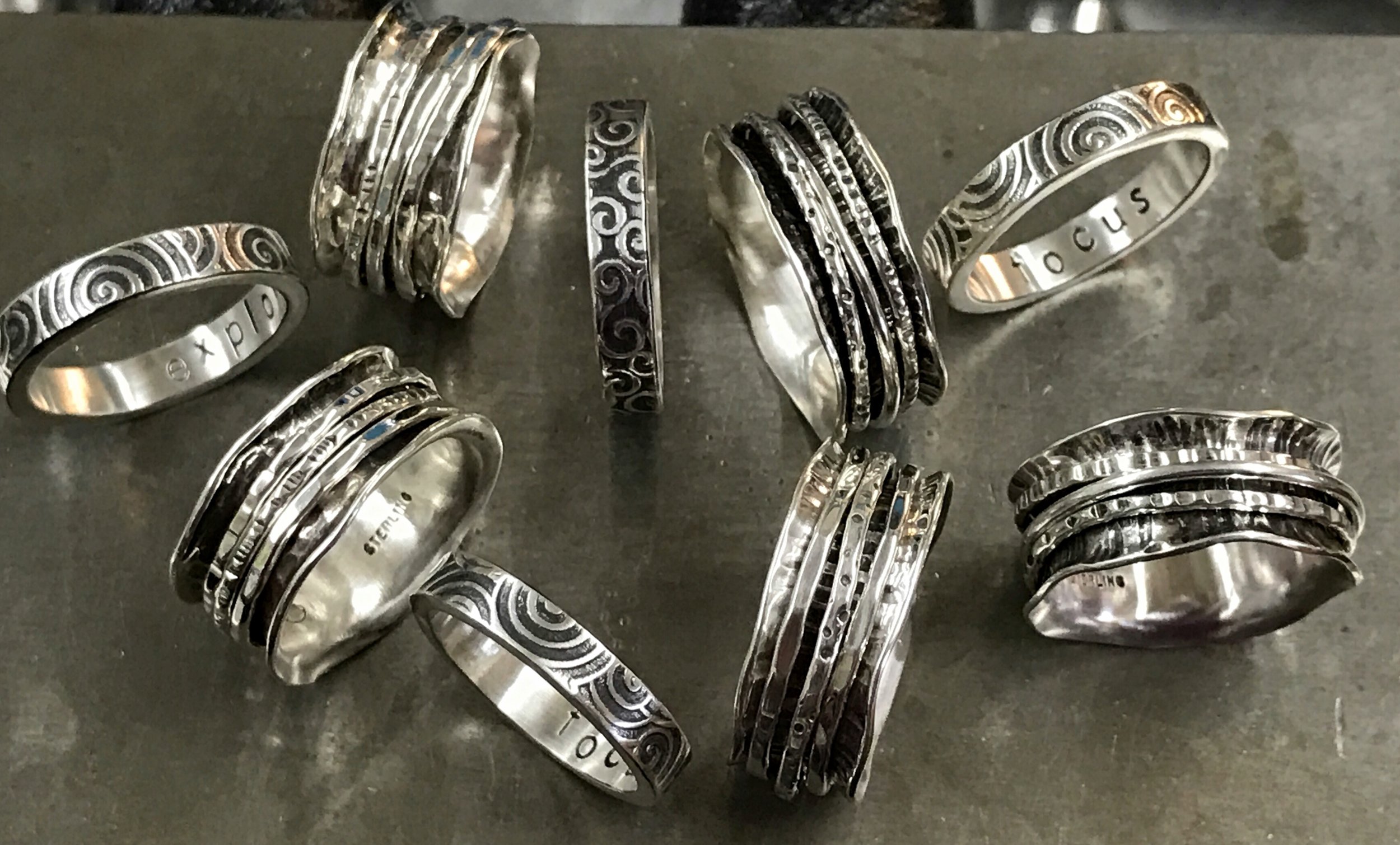 How To Make Silver Spinner Rings (Silversmithing Basics) 