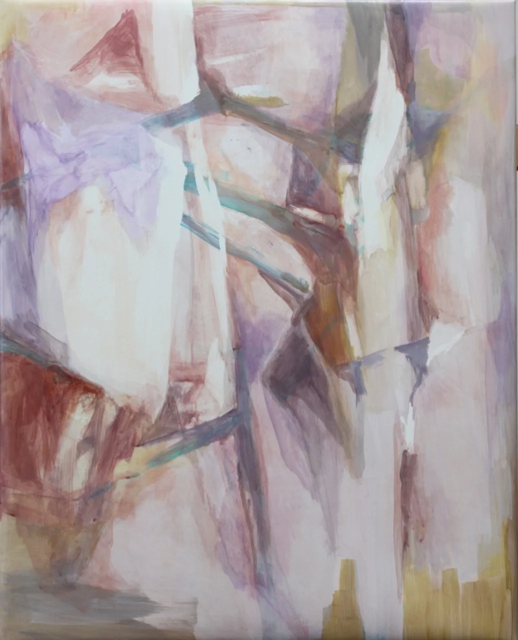 flutter &nbsp; &nbsp;acrylic on TerraSkin &nbsp; &nbsp;20"x16"