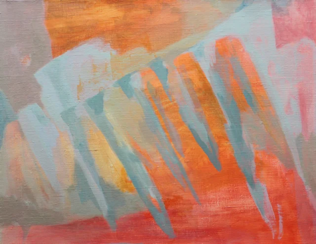 le soleil de faux miel &nbsp; &nbsp; acrylic and oil on linen &nbsp;&nbsp;20” x 16” &nbsp;