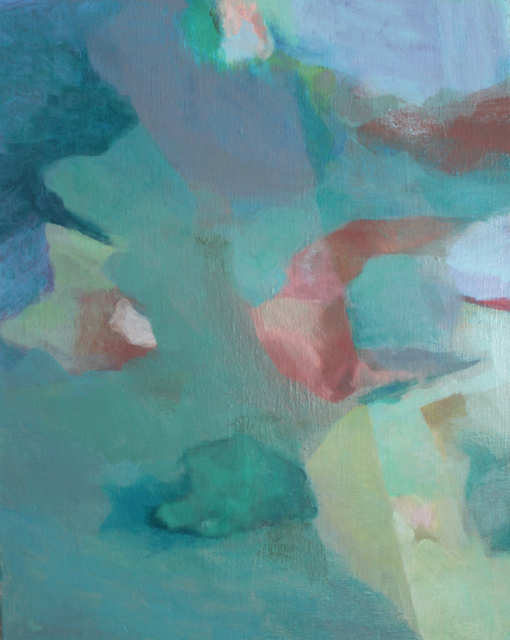 eden et le vert perdu &nbsp; &nbsp; acrylic and oil on linen&nbsp; &nbsp;16” x 20” &nbsp; SOLD