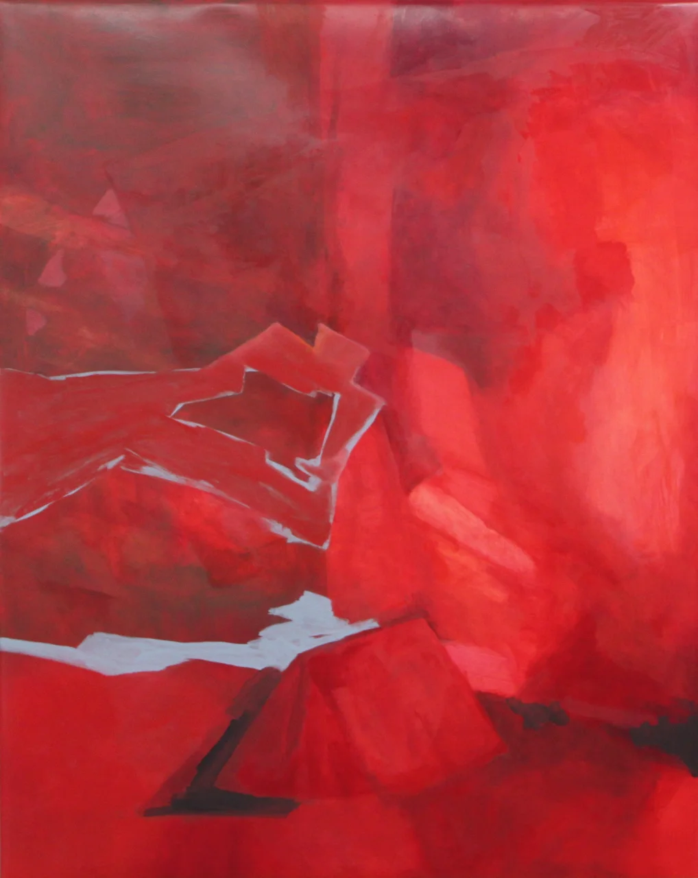 skyline &nbsp; &nbsp; &nbsp;acrylic and oil on TerraSkin &nbsp; 30"x24" &nbsp; &nbsp;SOLD