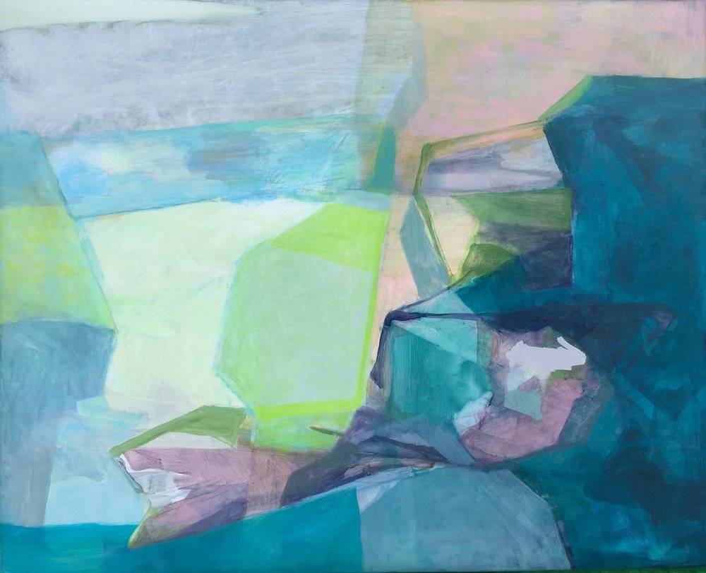 Double Life &nbsp; acrylic and oil on TerraSkin paper &nbsp;&nbsp;16"x20"