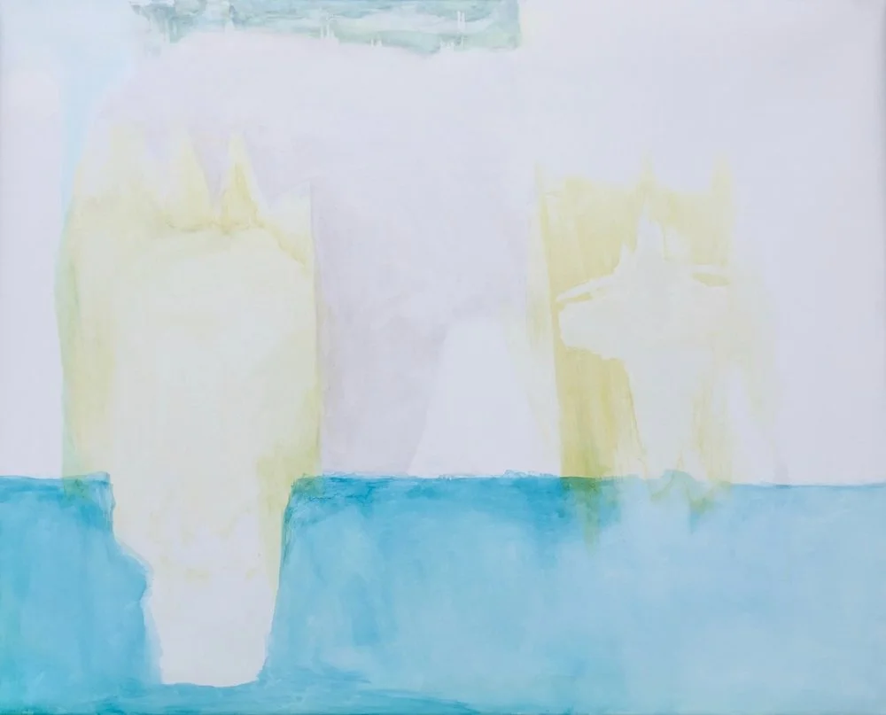 Echoes &nbsp; acrylic and oil on TerraSkin paper &nbsp;&nbsp;24"x30"  N/A