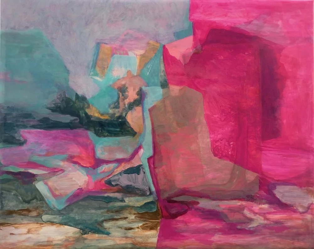 Empty Tomb &nbsp; acrylic and oil on TerraSkin paper &nbsp;&nbsp;&nbsp;16"x20"