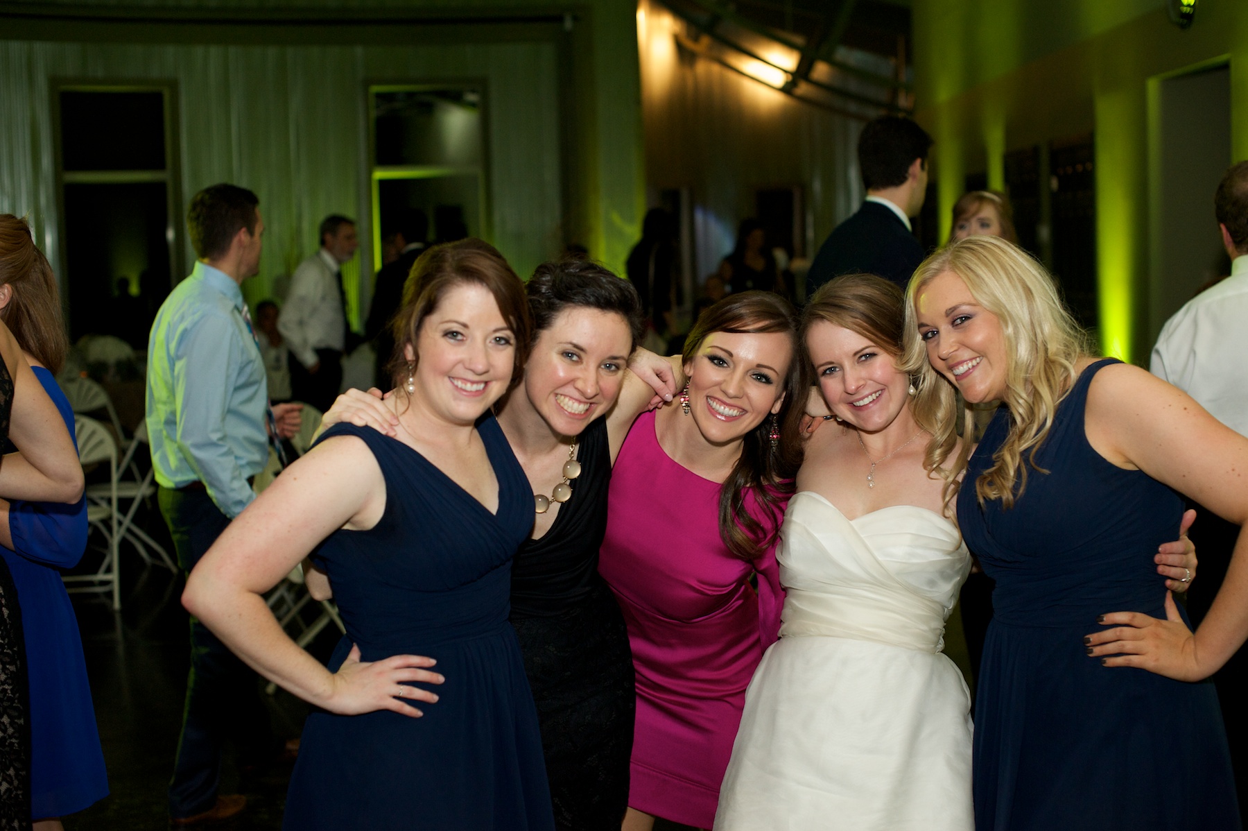 College pals at Christina's wedding. Weddings make the best reunions.